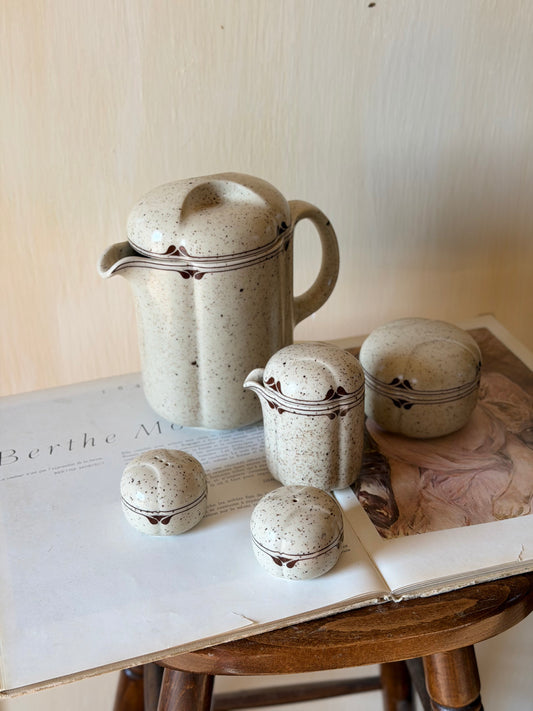 Set de ceai 5 piese din ceramicǎ Rosenthal designer Bjørn Wiinbad-1970