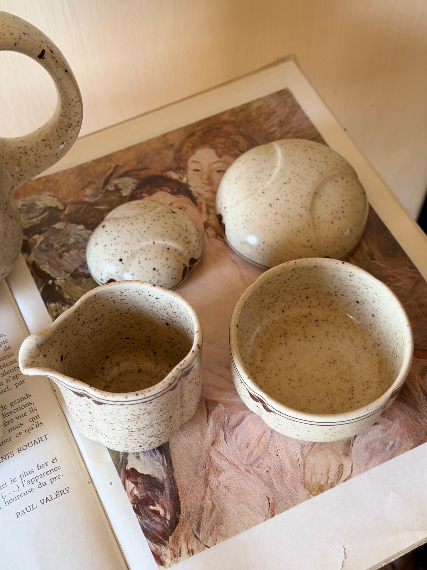 Set de ceai 5 piese din ceramicǎ Rosenthal designer Bjørn Wiinbad-1970