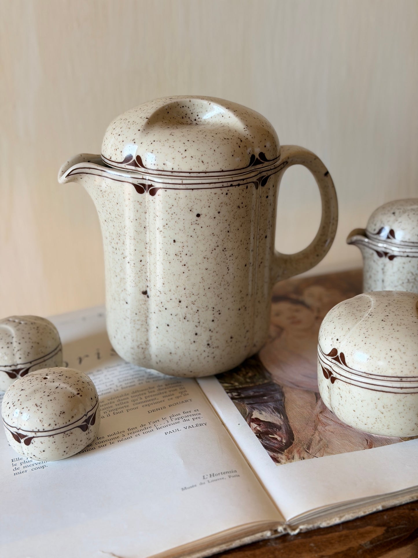 Set de ceai 5 piese din ceramicǎ Rosenthal designer Bjørn Wiinbad-1970