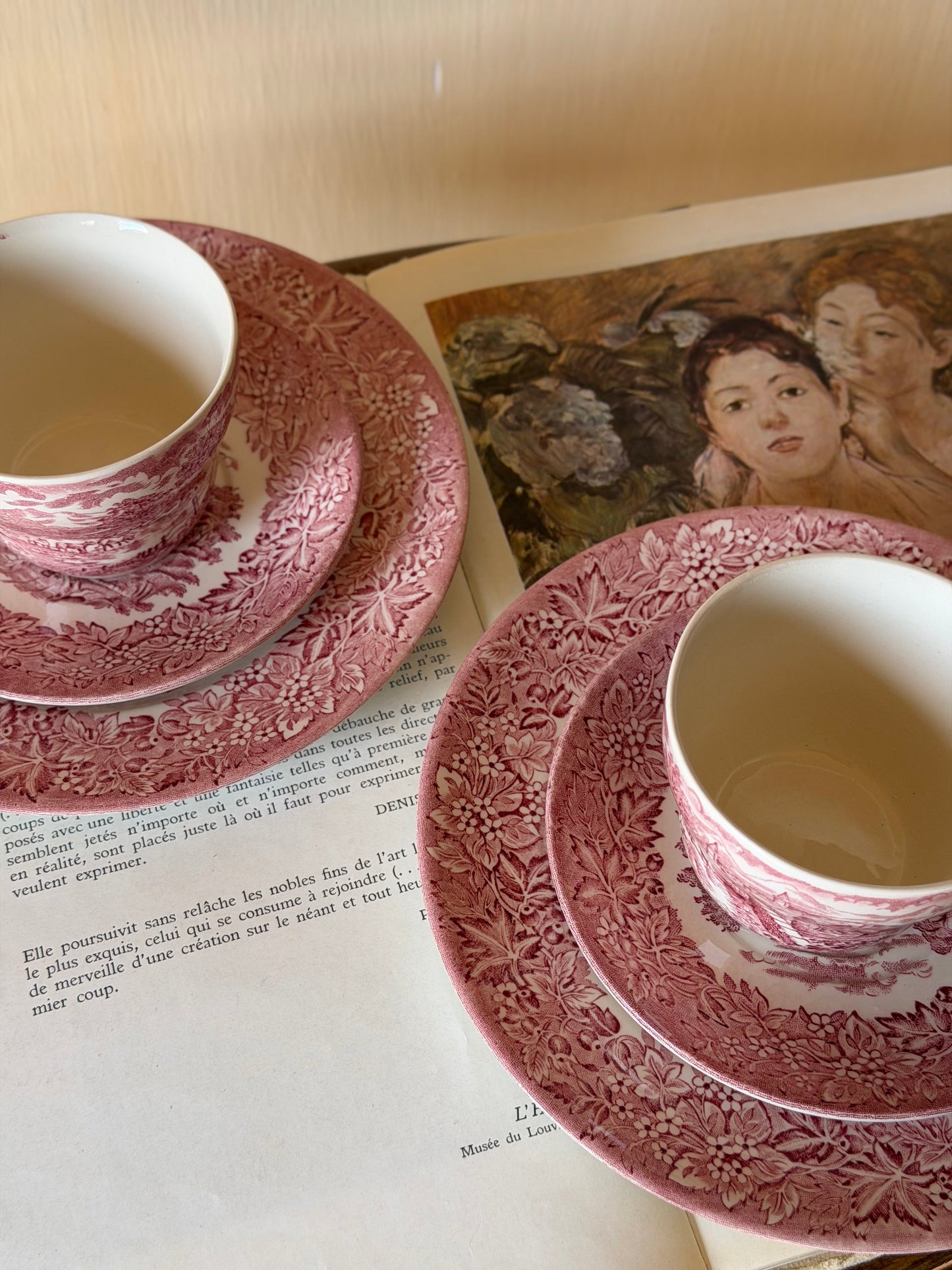 Trio cafea/ceai "English Ironstone Tableware"