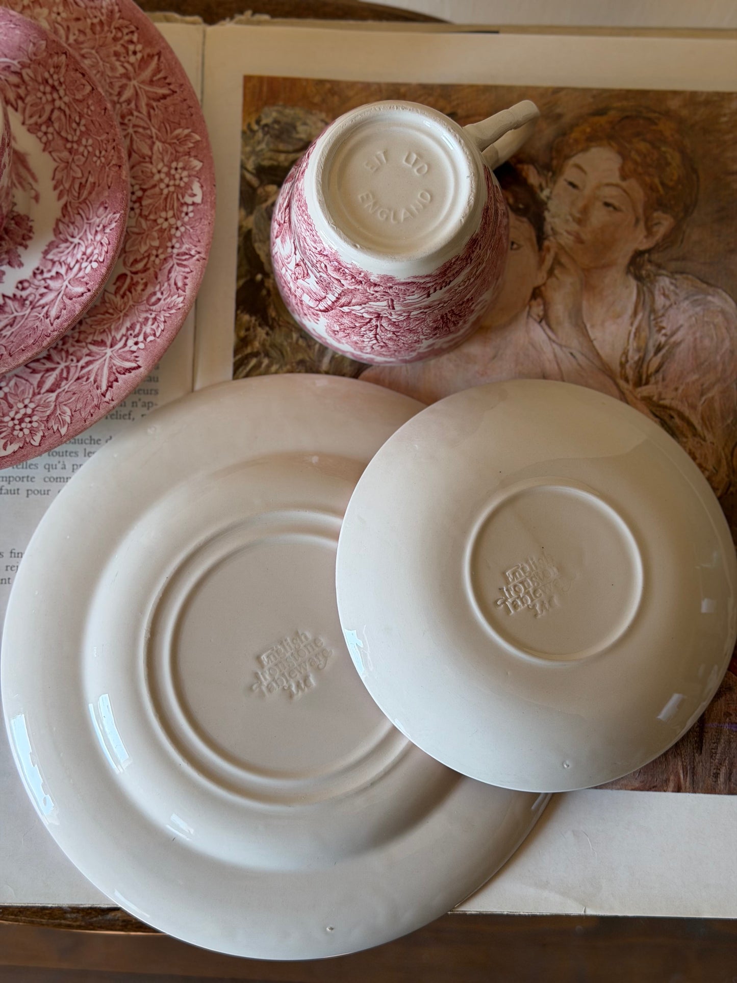 Trio cafea/ceai "English Ironstone Tableware"