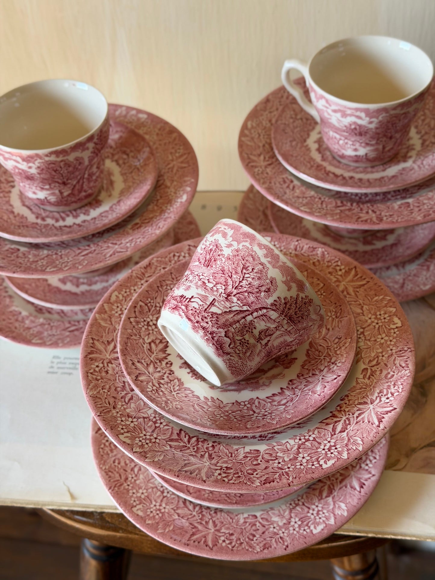 Trio cafea/ceai "English Ironstone Tableware"