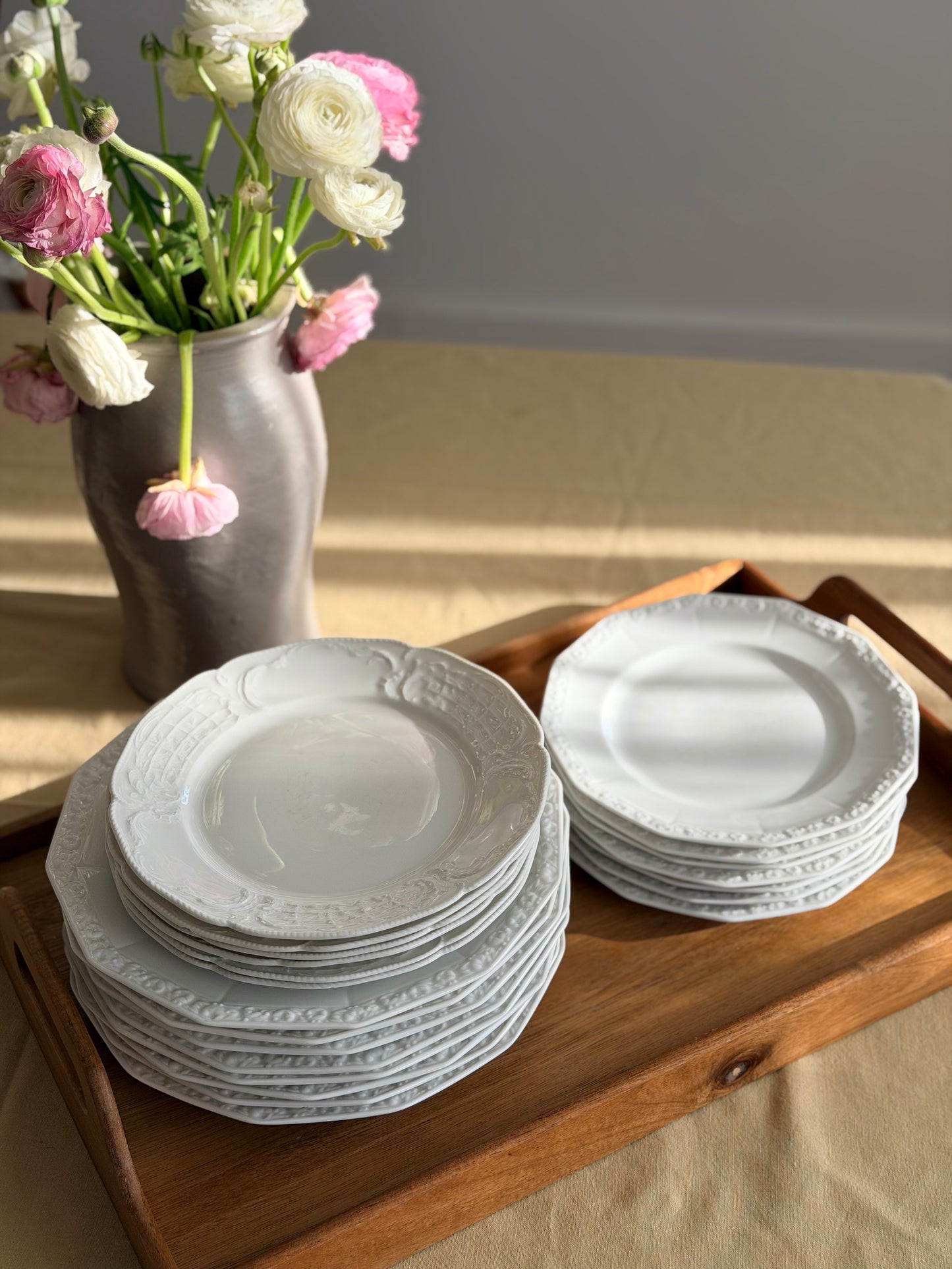 Farfurie medie Rosenthal Maria din porțelan alb