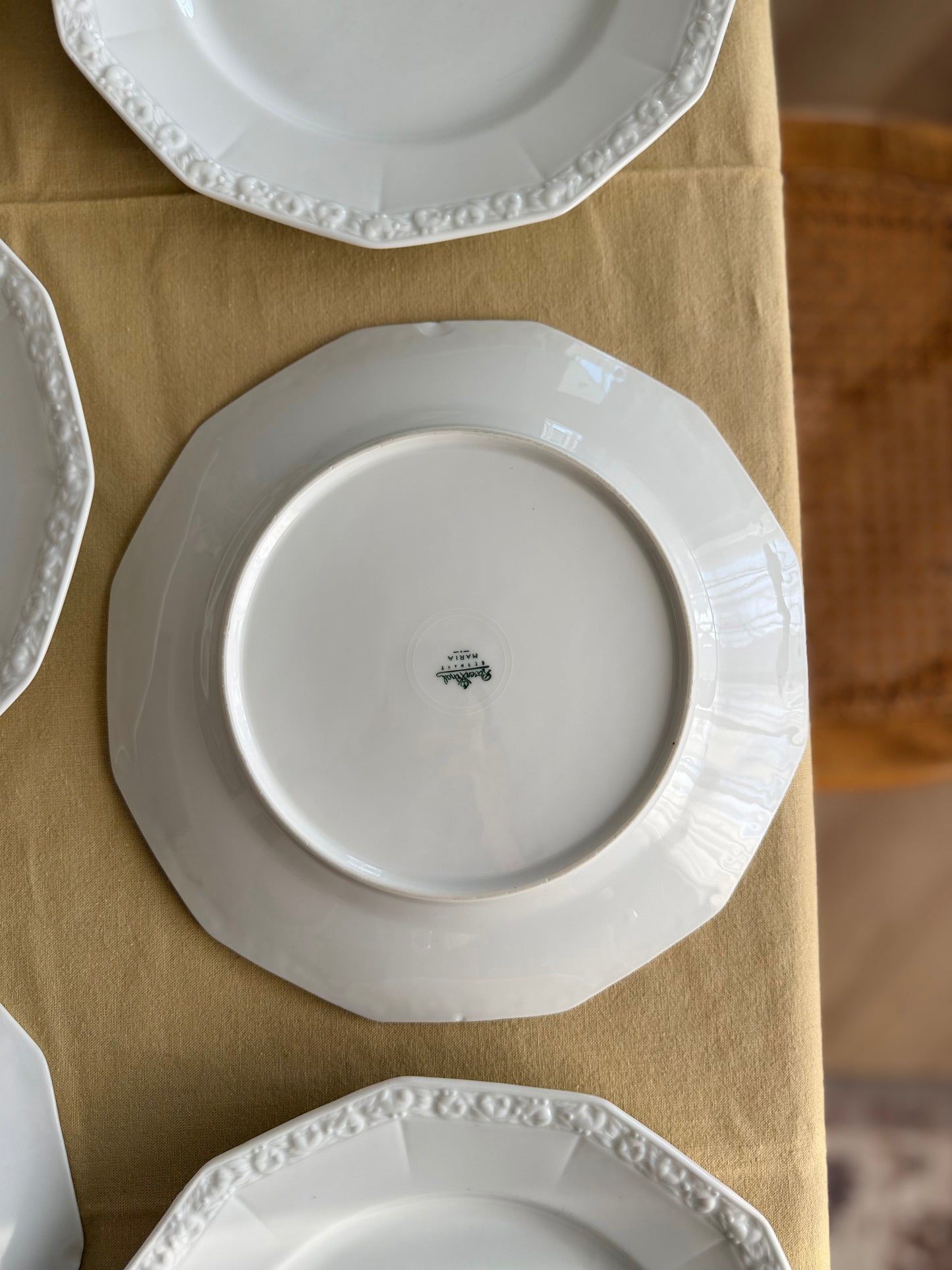 Farfurie mare pentru cinǎ din porțelan Rosenthal Maria