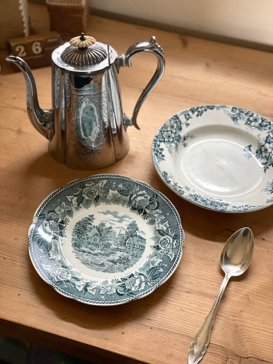 Diverse farfurii ceramică Terre de Fer, Rorstrand Malmo