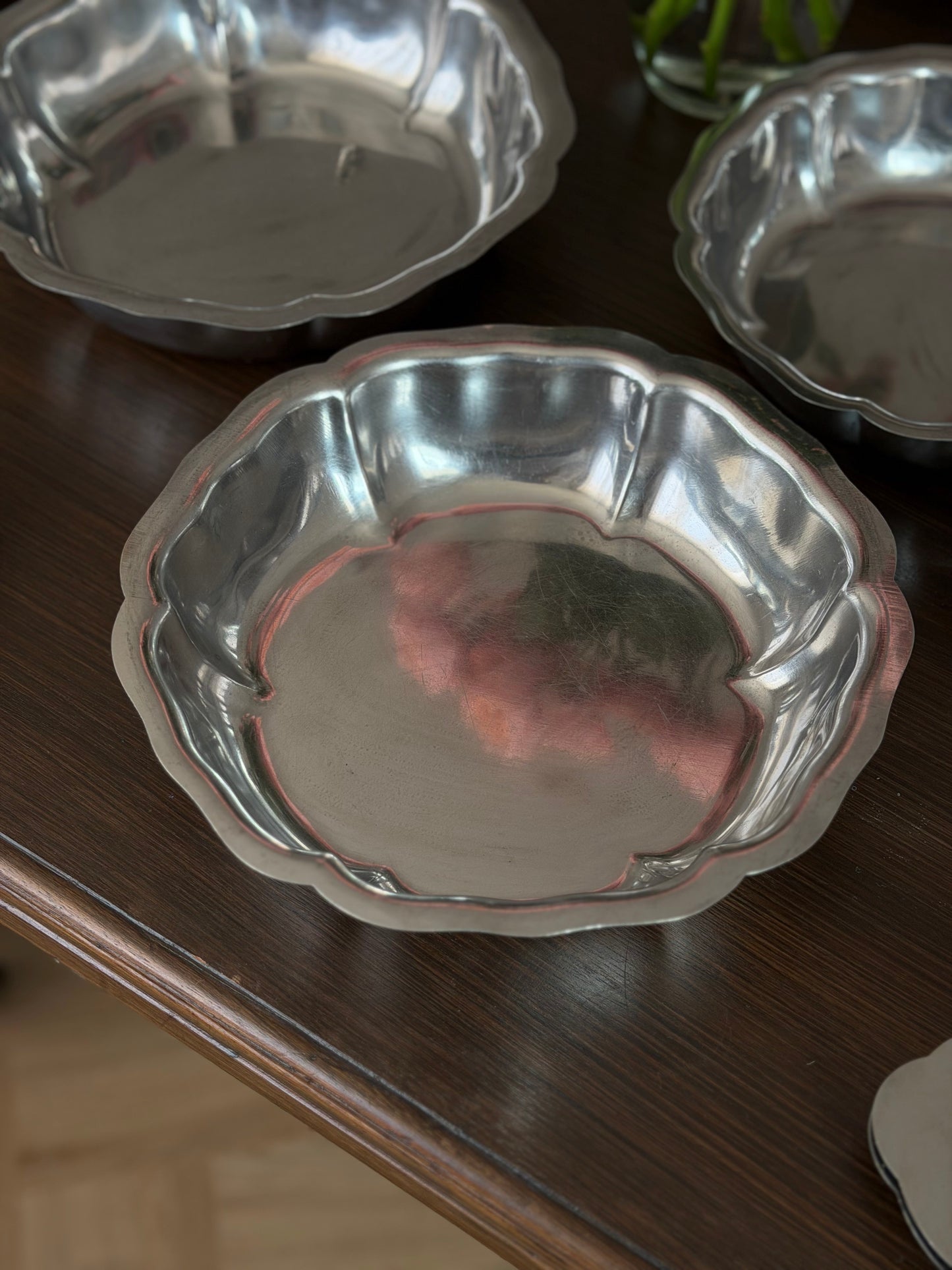 Diverse salatiere/fructiere vintage adânci din inox