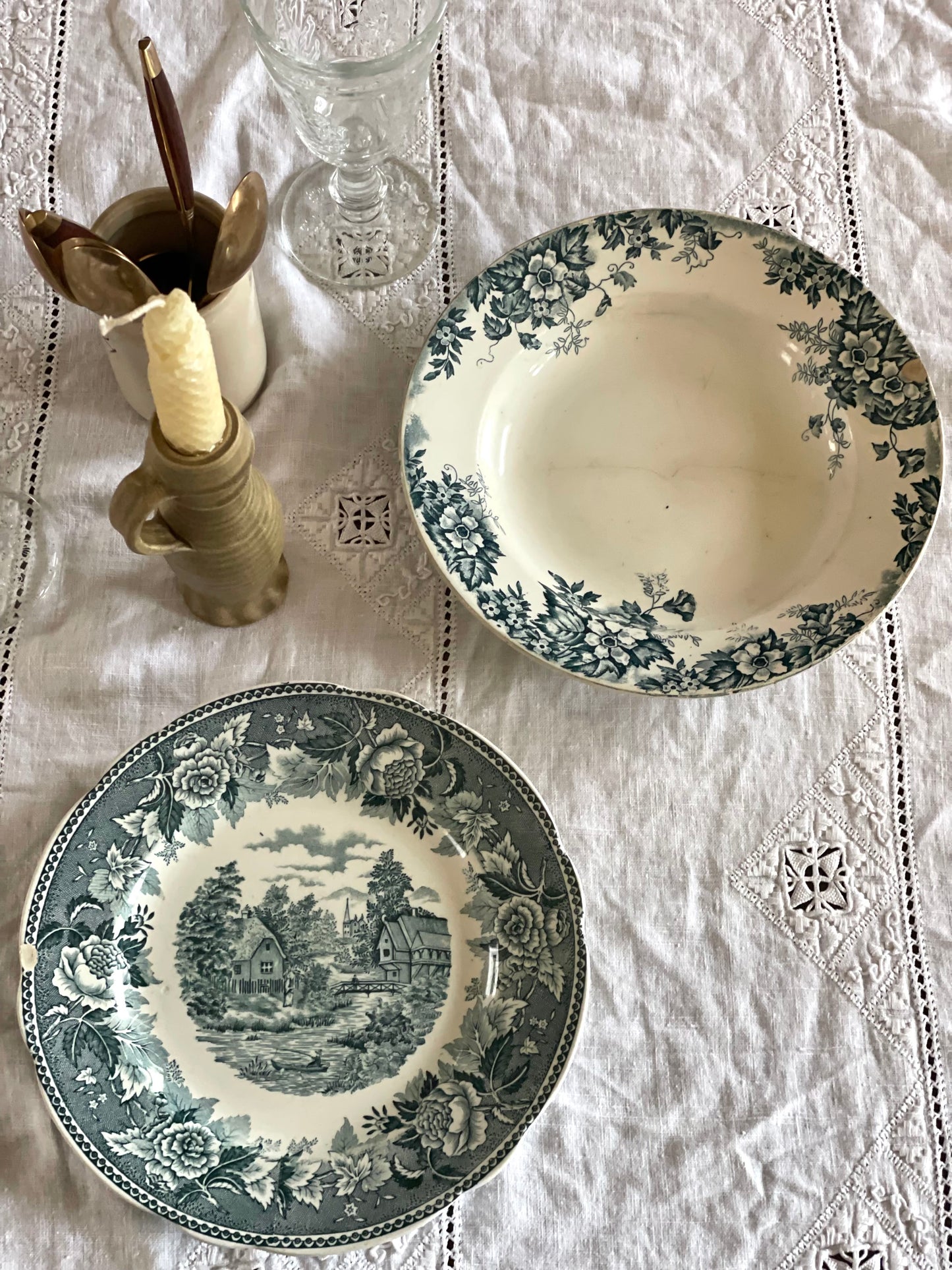 Diverse farfurii ceramică Terre de Fer, Rorstrand Malmo