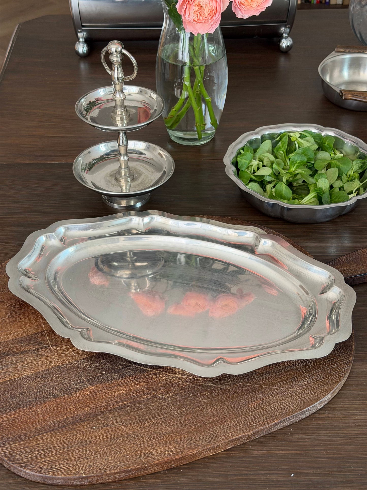 Diverse tǎvi italiene slim pentru servire din inox
