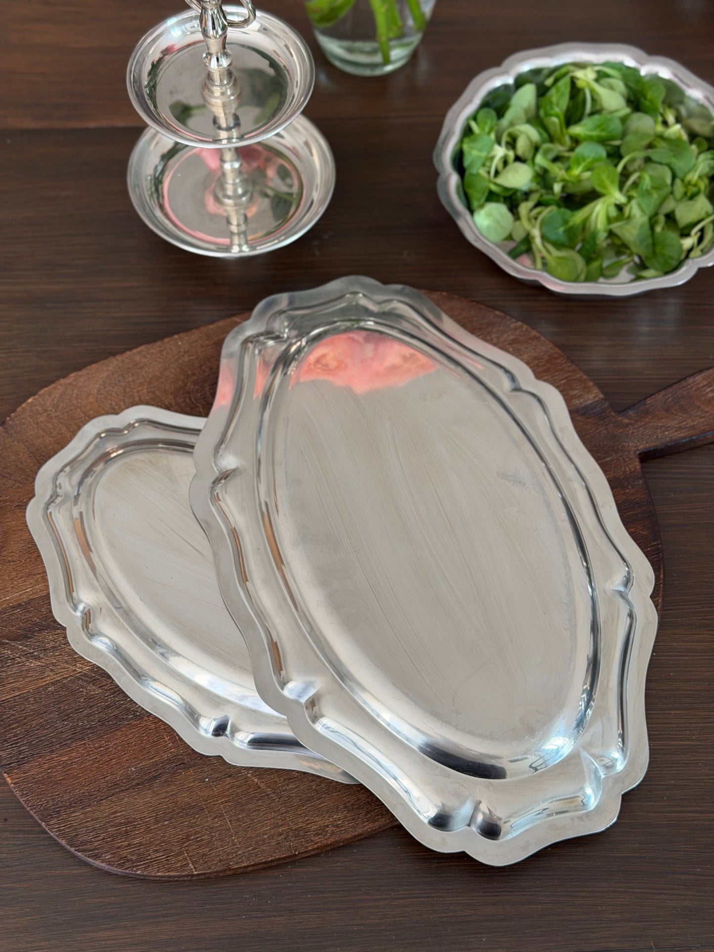 Diverse tǎvi italiene slim pentru servire din inox