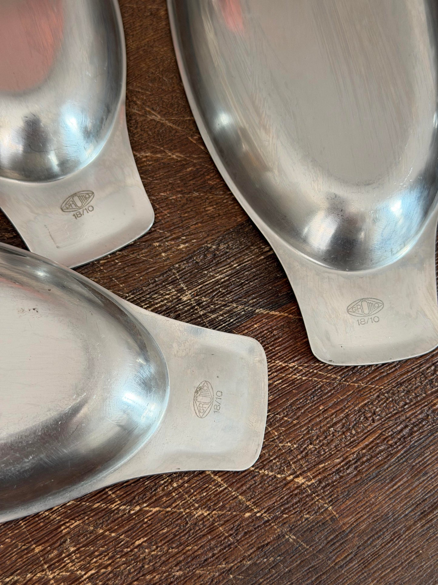 Set 3 recipiente pentru servire din inox 18/10