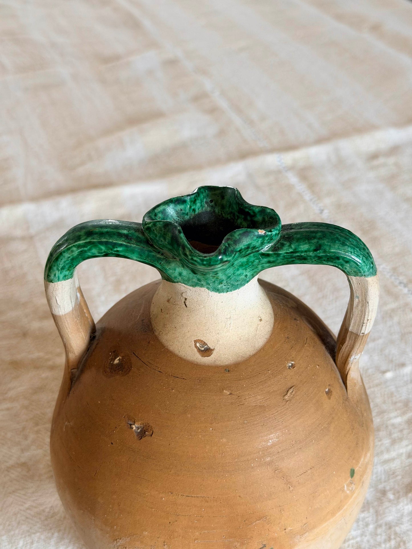 Vaza din ceramica de colecție Italia, 1900