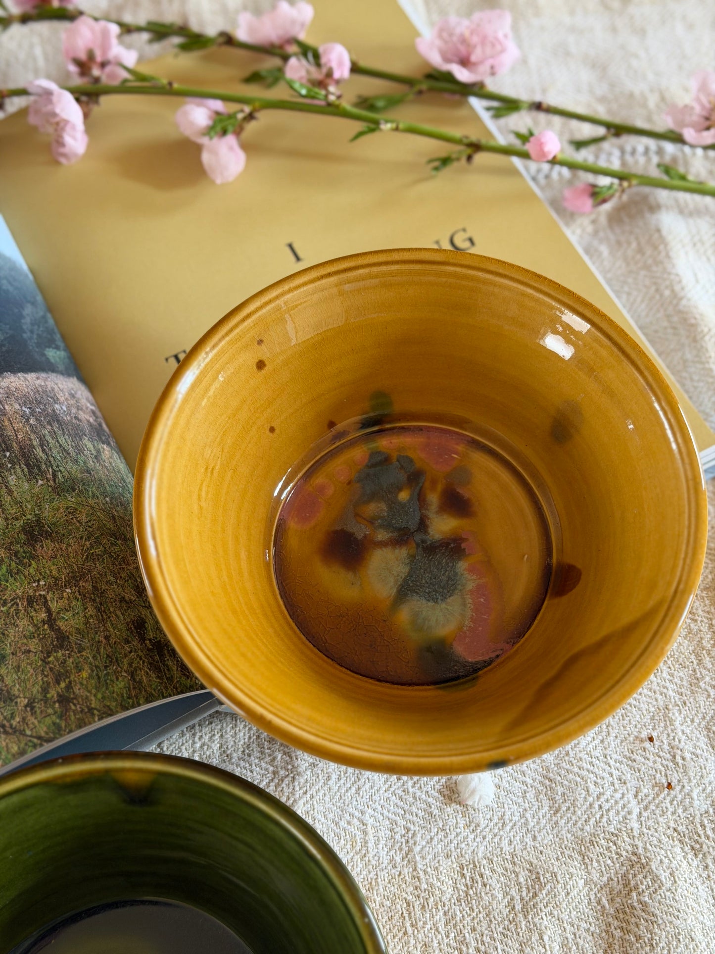 Set 2 boluri din ceramica glazurată