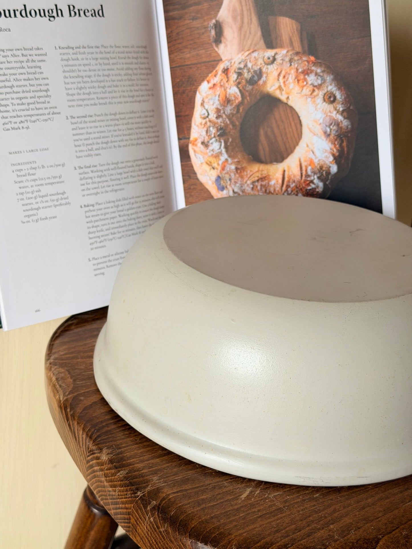 Bol mare de salata/frământat din ceramica