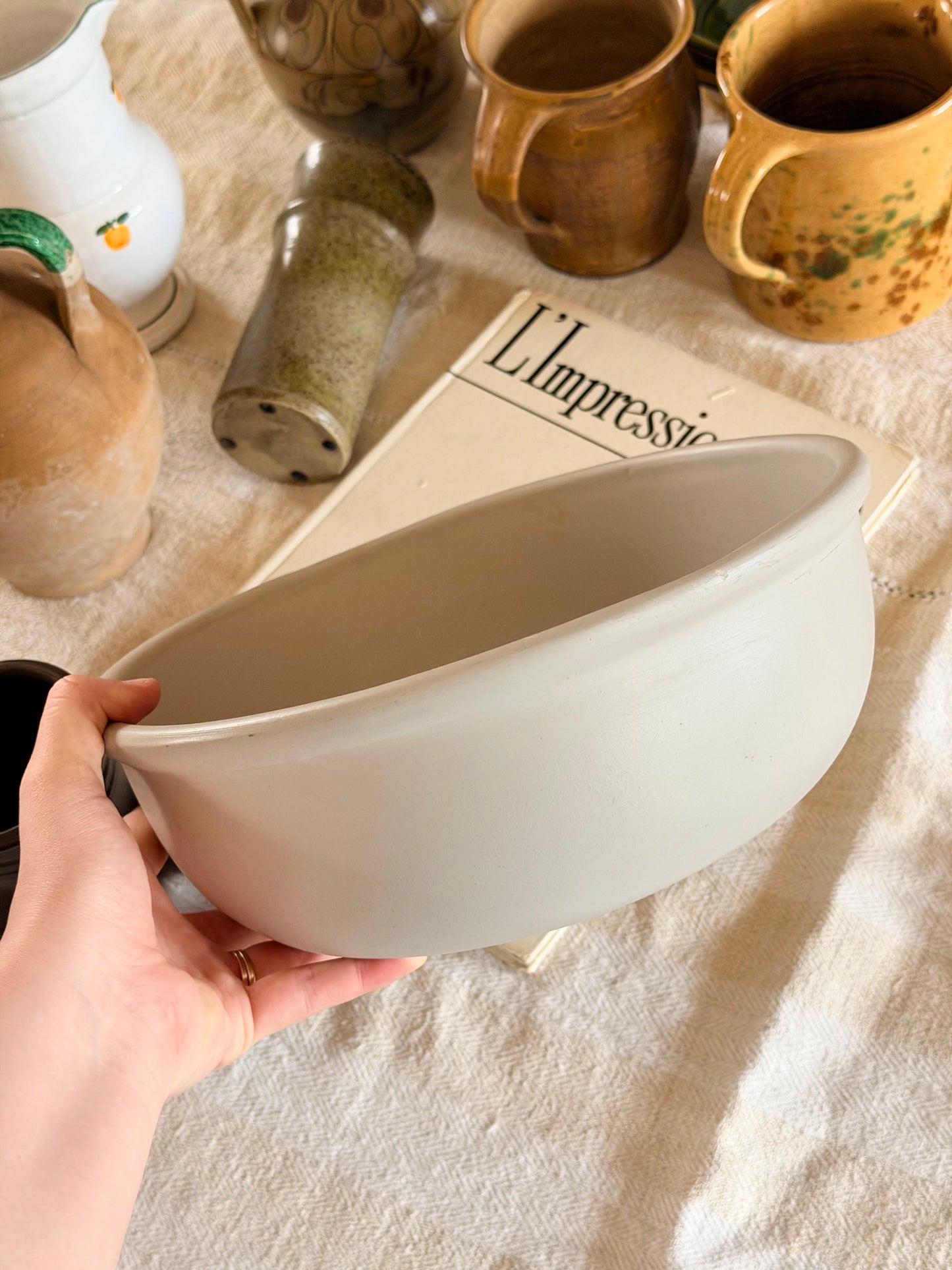 Bol mare de salata/frământat din ceramica