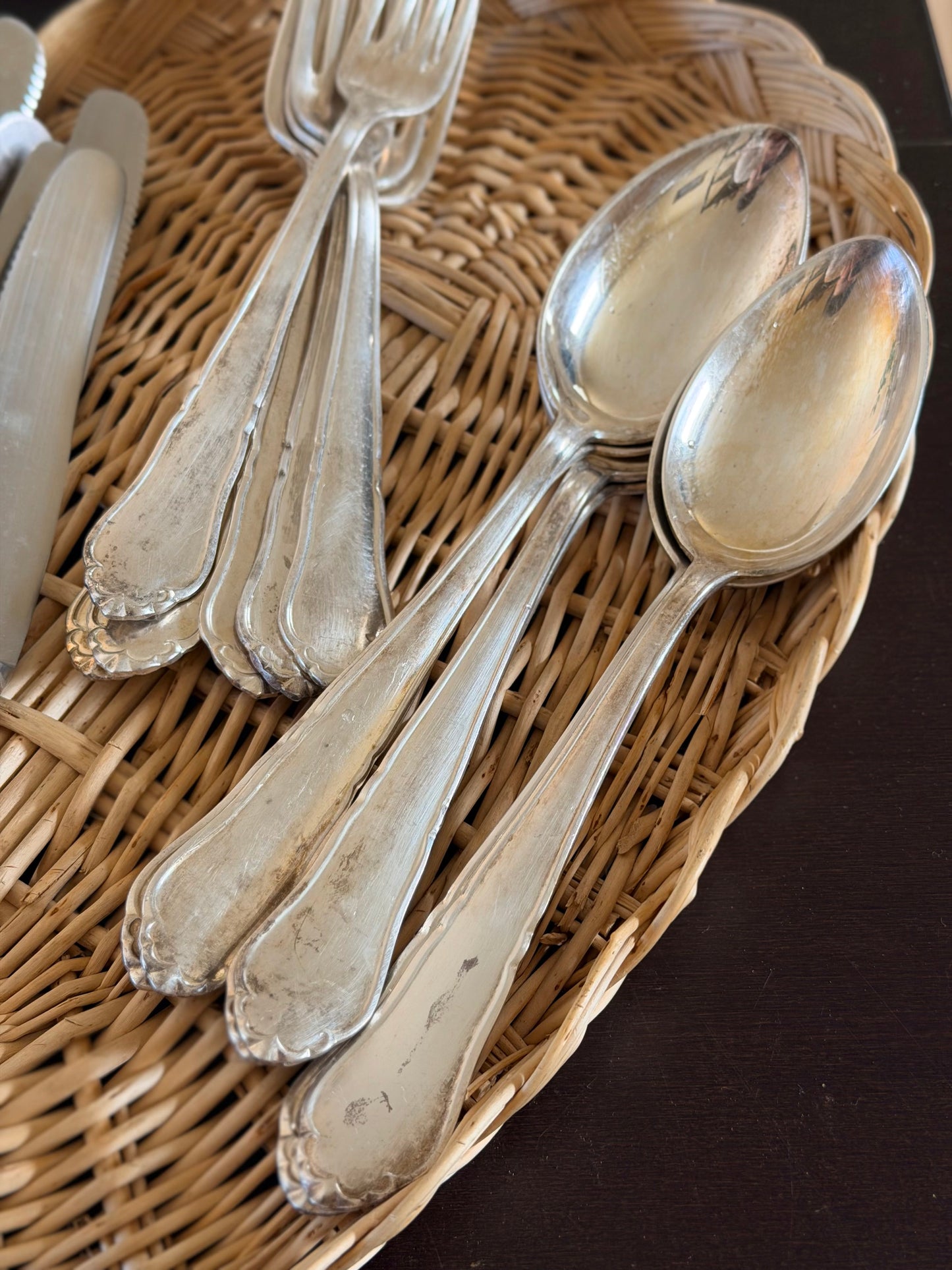 Set de 18 tacâmuri vintage argintate Nagold 90