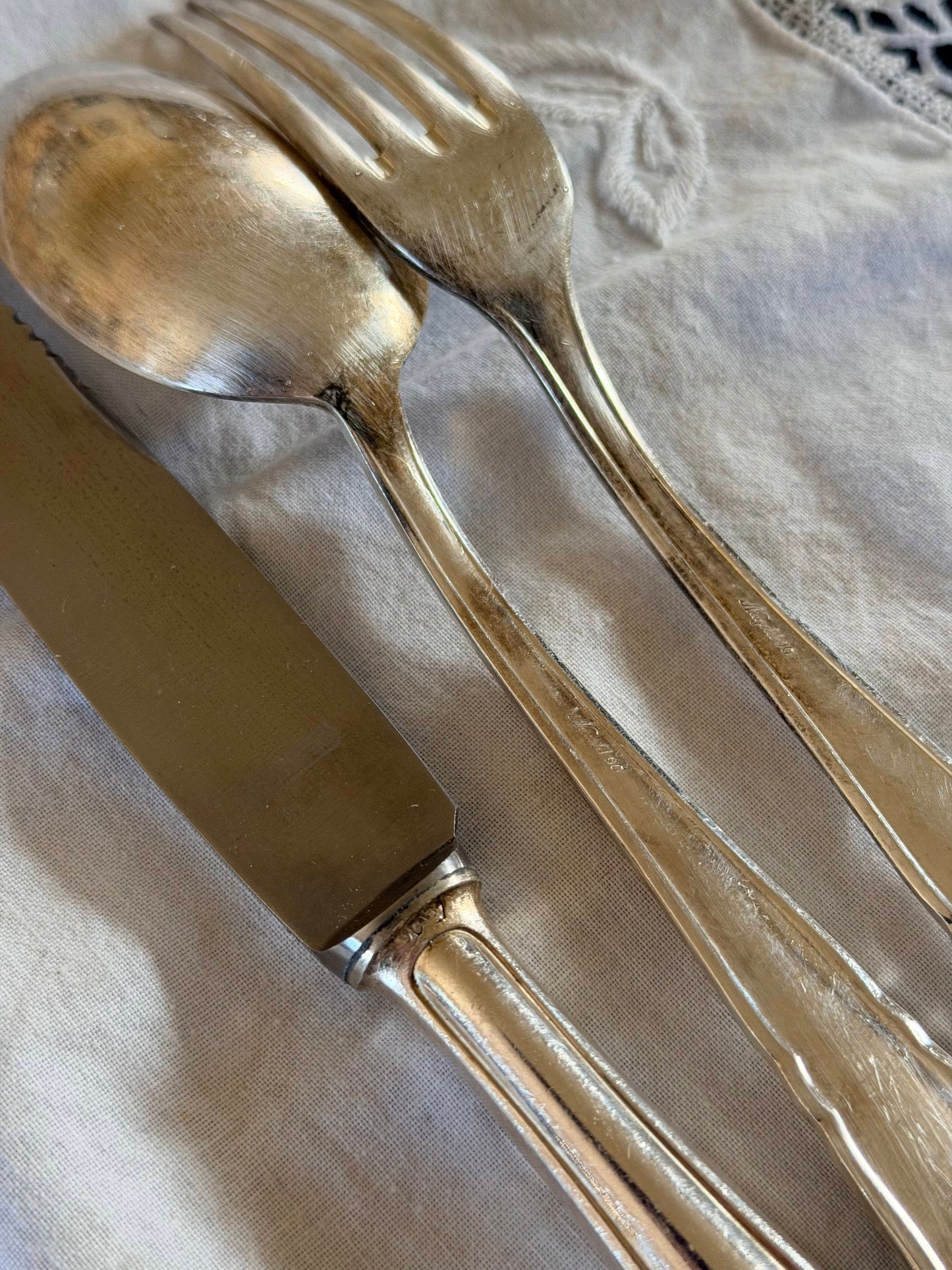 Set de 18 tacâmuri vintage argintate Nagold 90