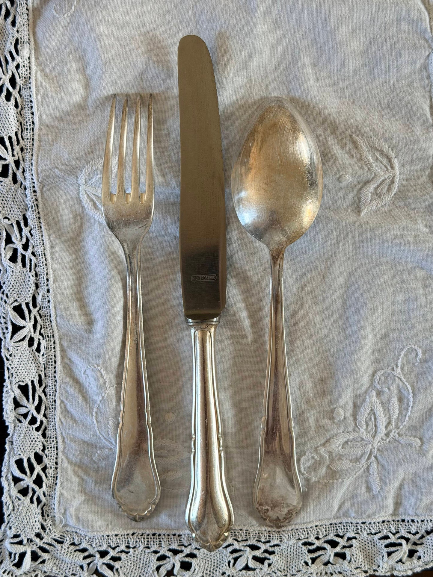 Set de 18 tacâmuri vintage argintate Nagold 90