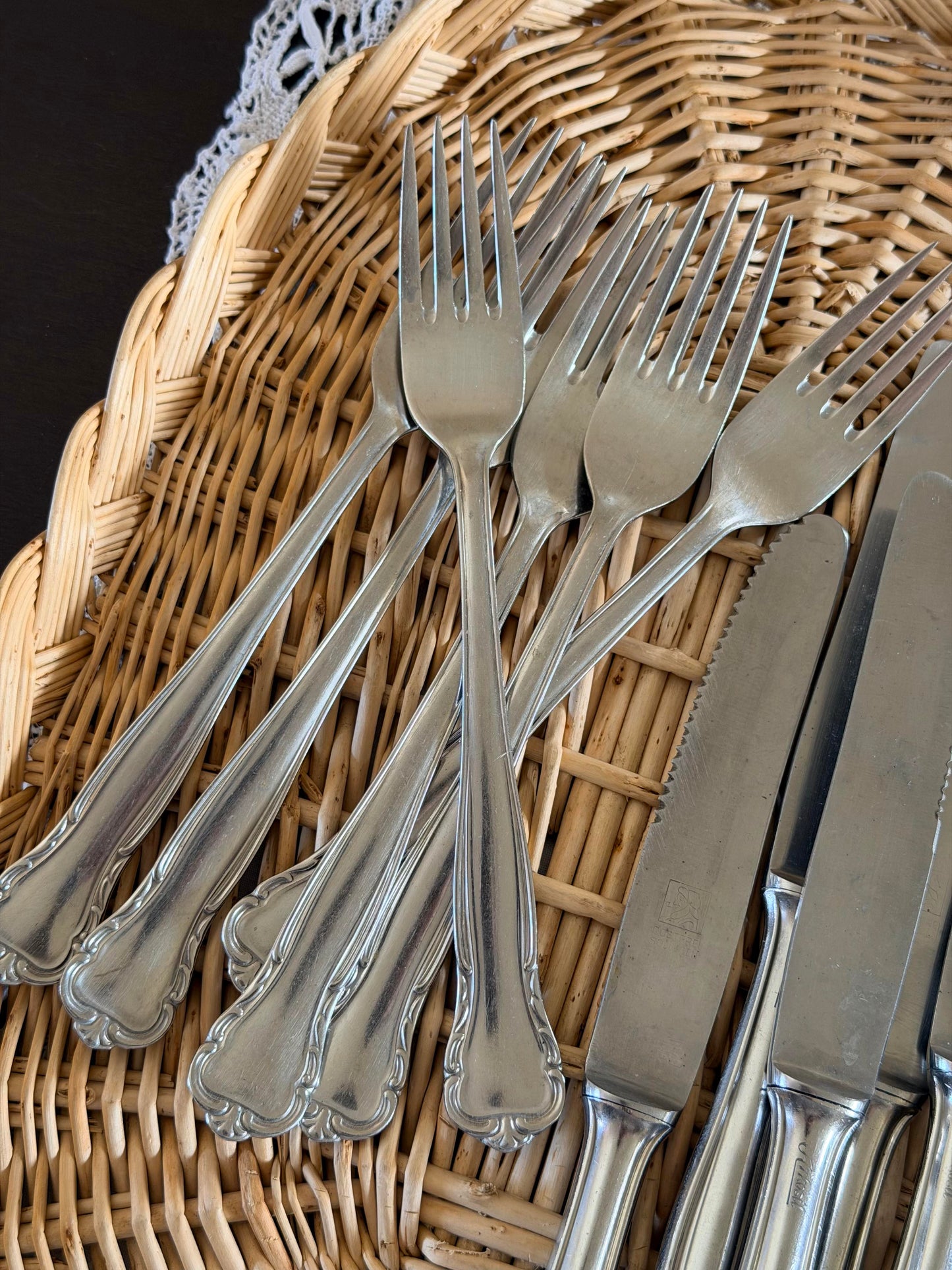 Set de 12 tacâmuri vintage Rostfrei Solingen