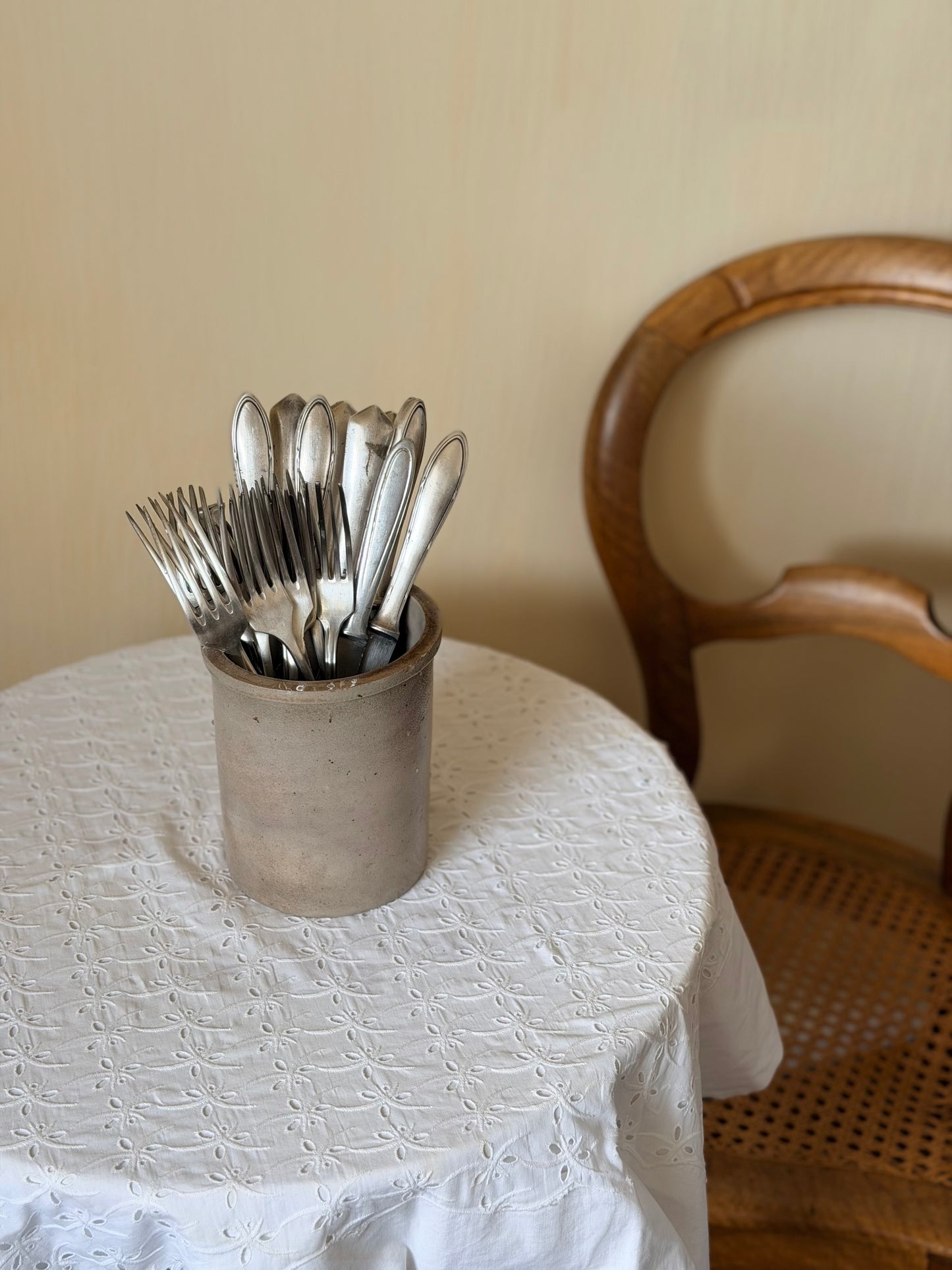 Set de 21 tacâmuri vintage argintate mix&match