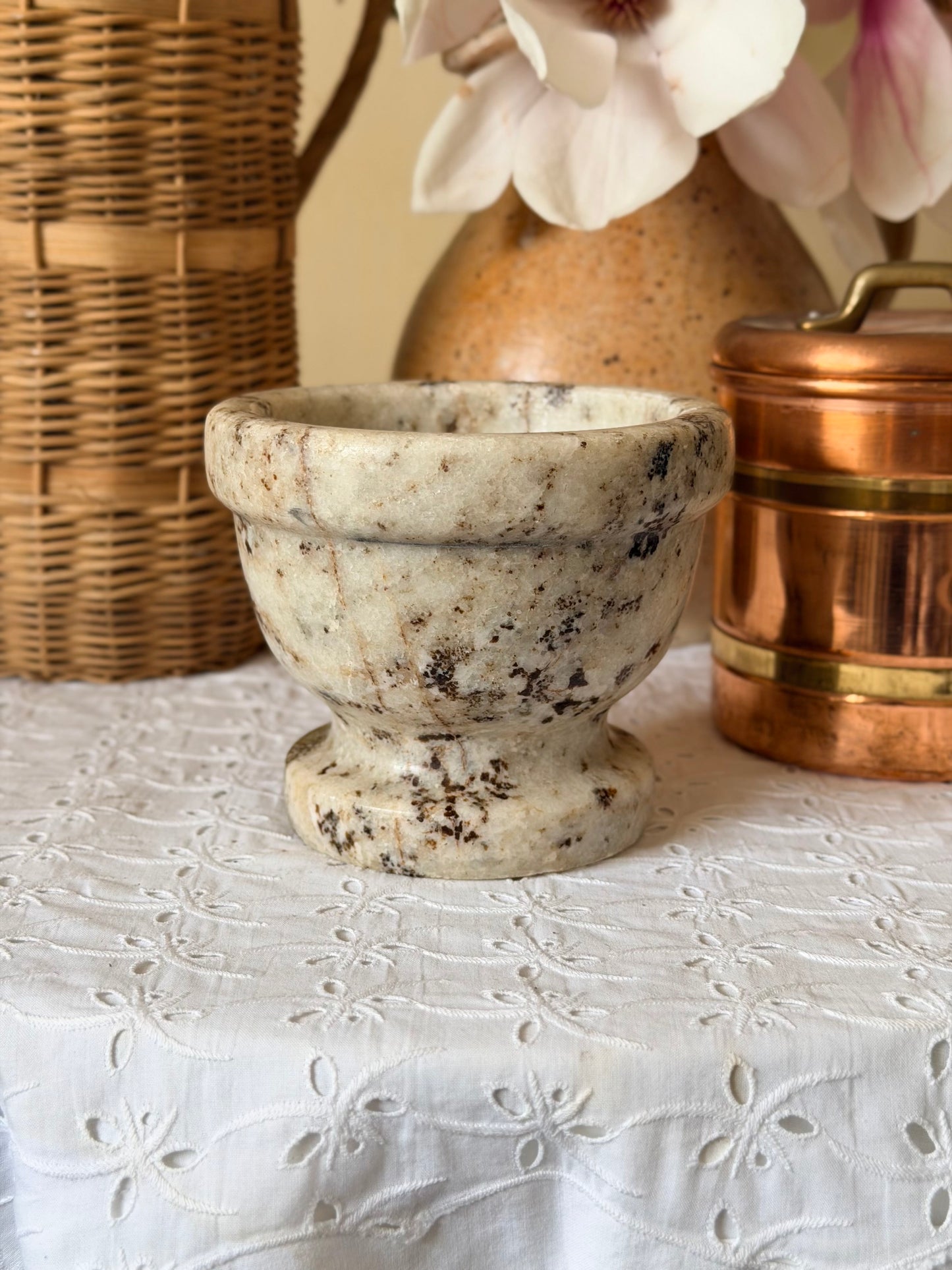 Mojar vintage din marmură naturală