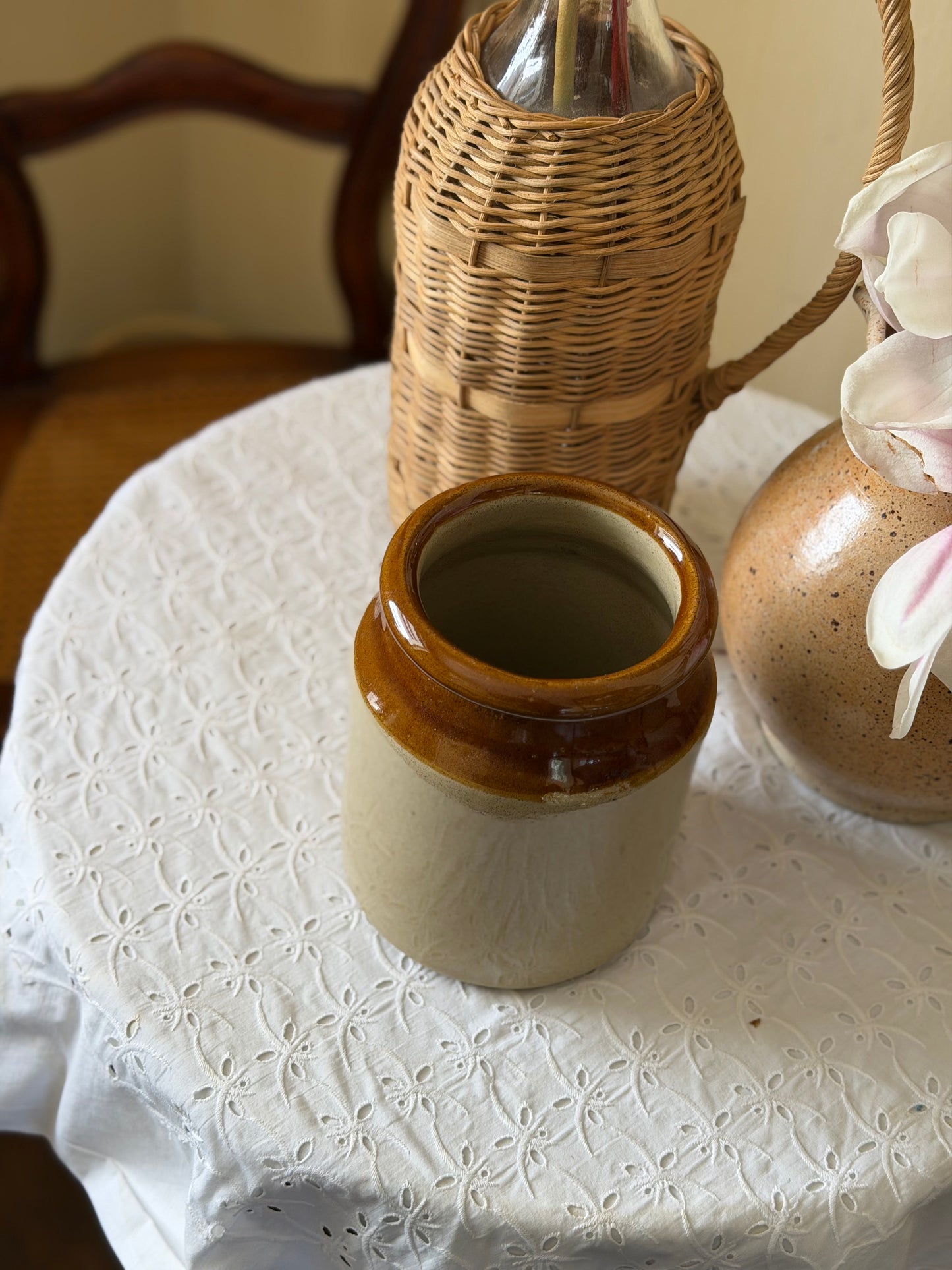 Borcan din ceramică glazurată Moira Pottery, England