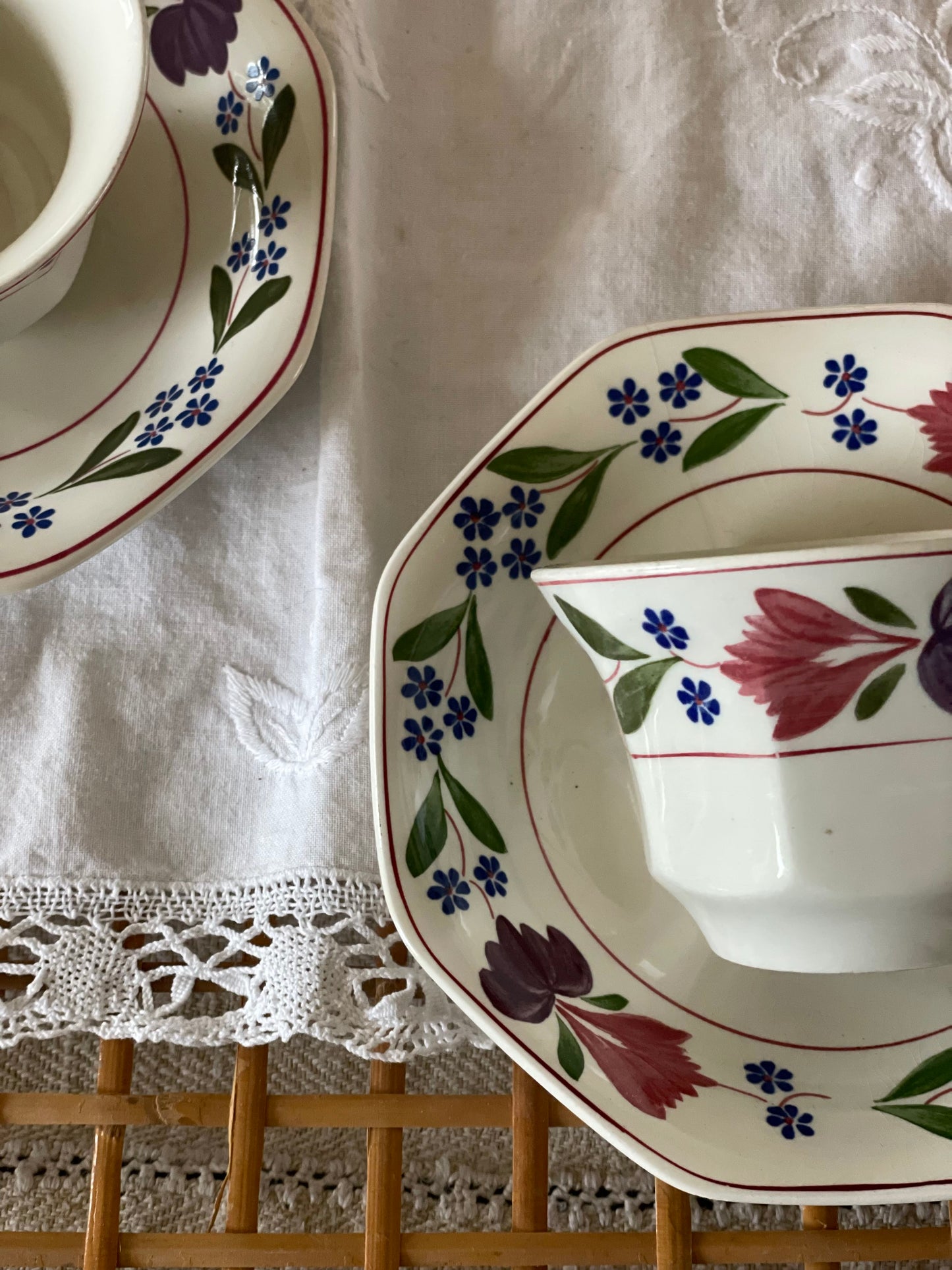 Set cană și farfurie Adams Old Colonial, England