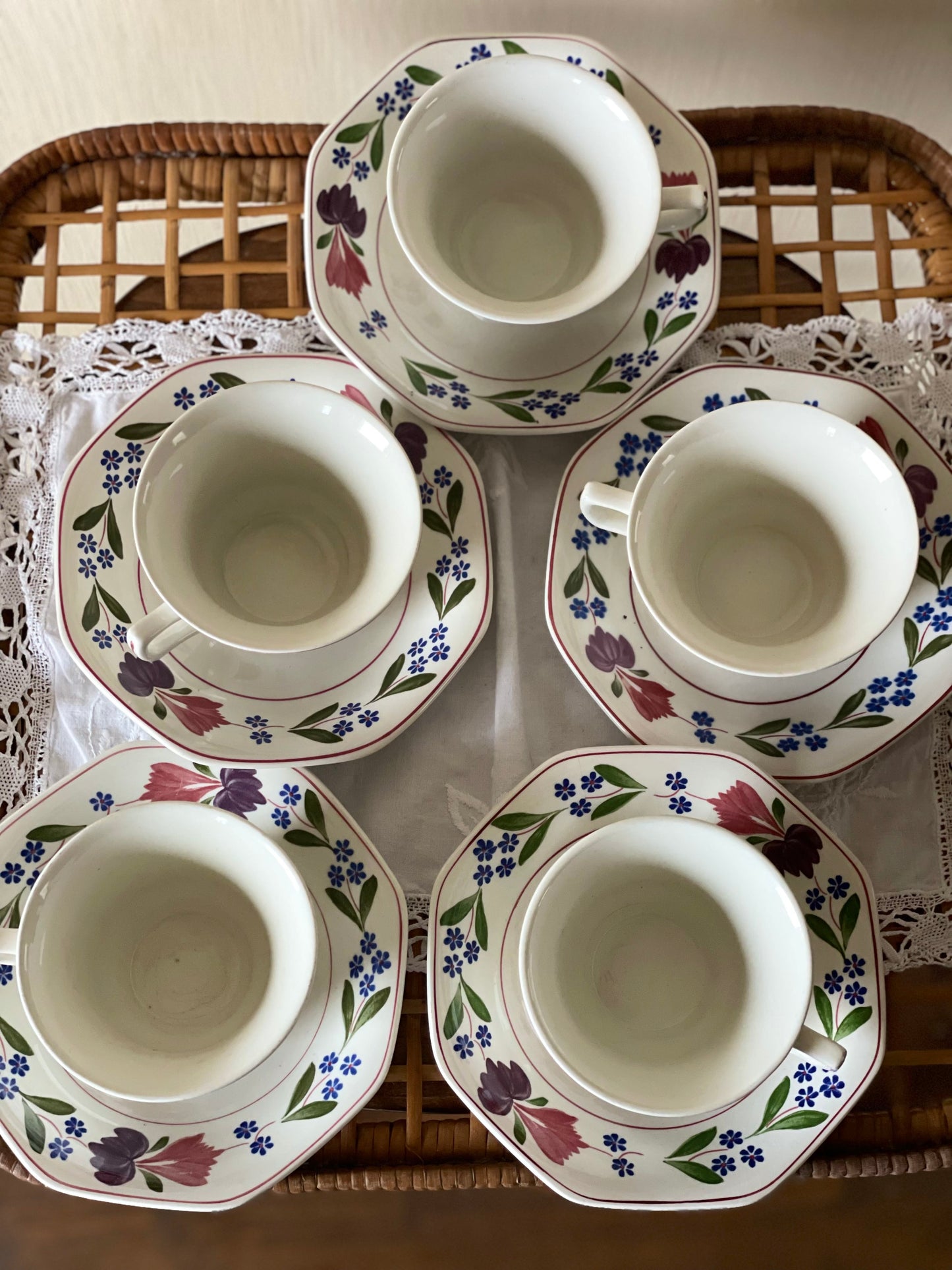 Set cană și farfurie Adams Old Colonial, England