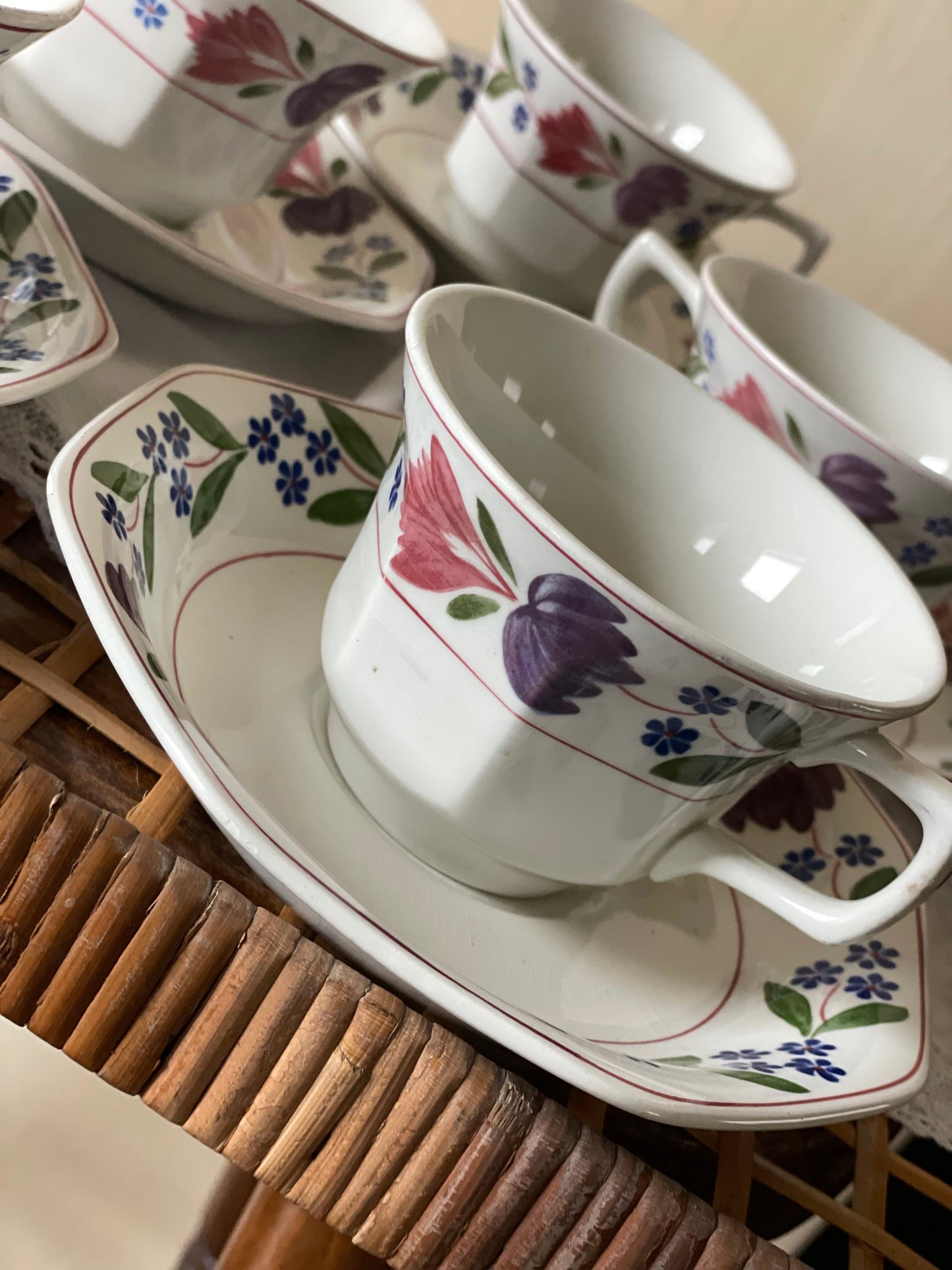 Set cană și farfurie Adams Old Colonial, England