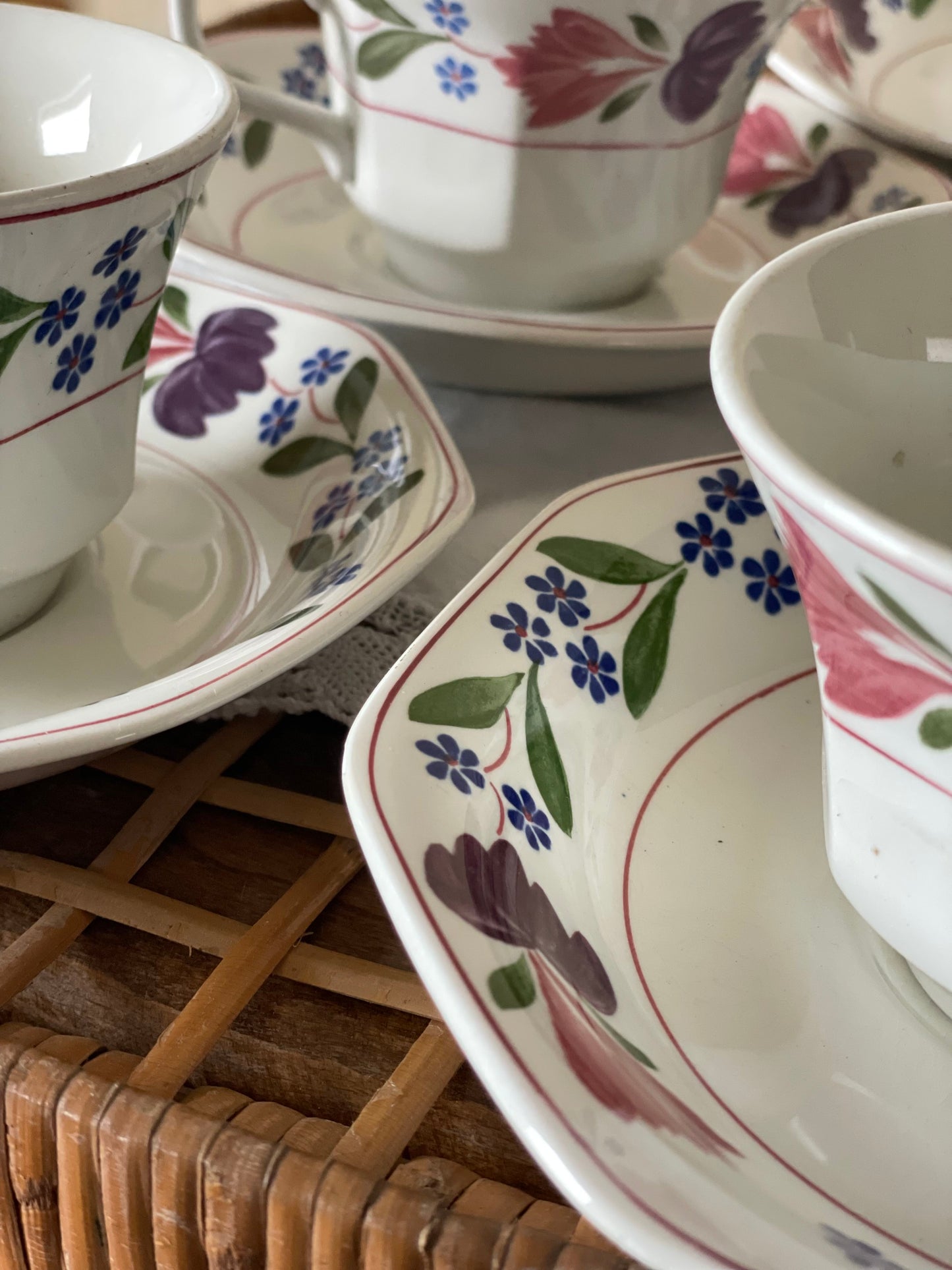 Set cană și farfurie Adams Old Colonial, England