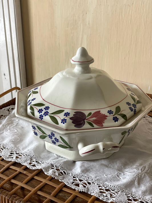 Supieră/Vas garnitură vintage Adams Old Colonial, England