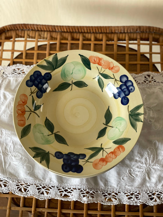 Farfurii adânci ceramică italiană, pictate manual