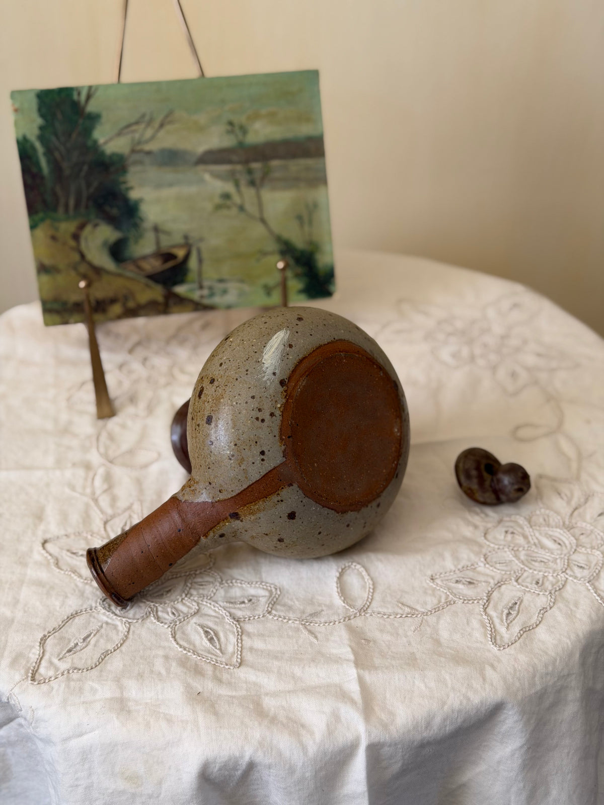 Ulcior unic traditional japonez (karakara), ceramica din Tsuboya