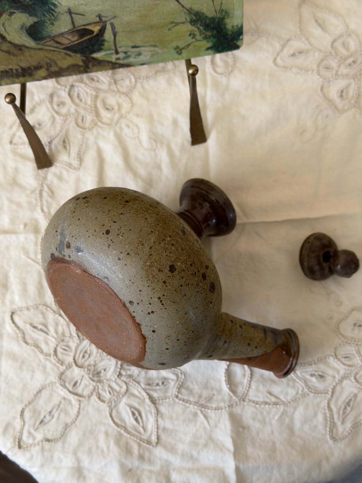 Ulcior unic traditional japonez (karakara), ceramica din Tsuboya