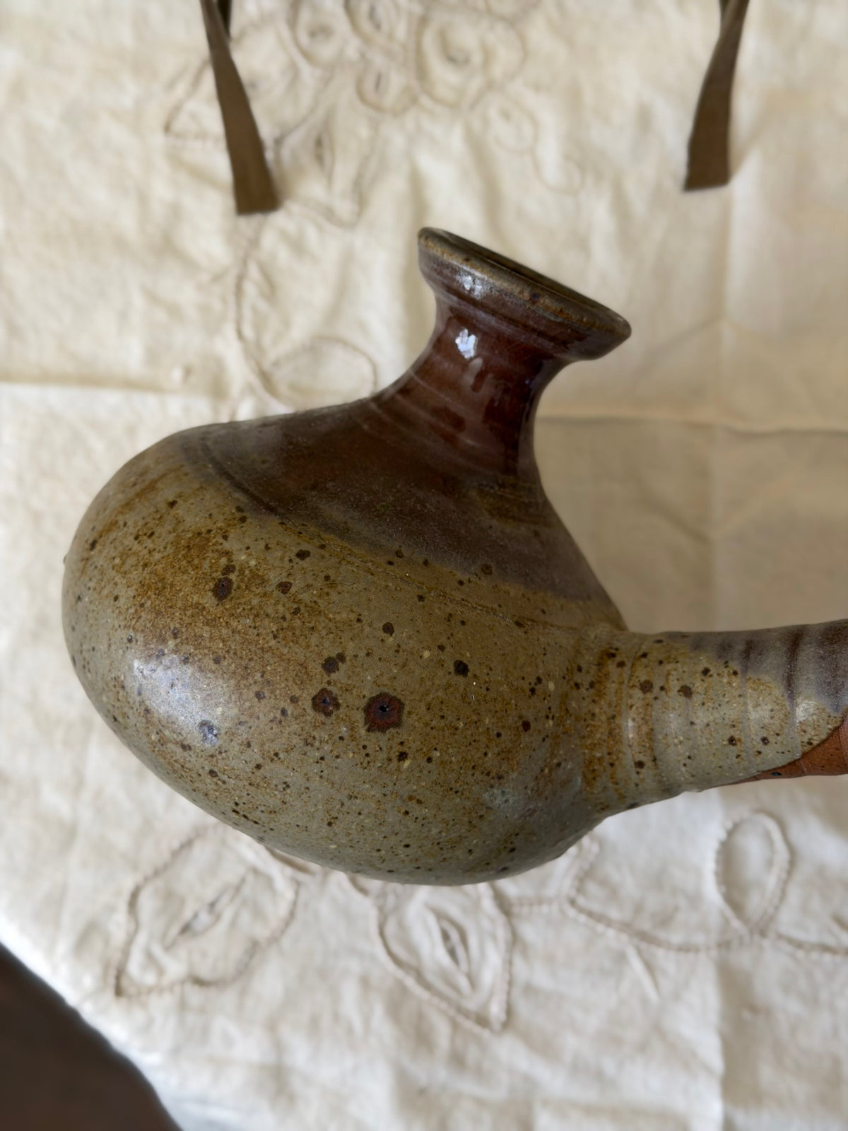 Ulcior unic traditional japonez (karakara), ceramica din Tsuboya