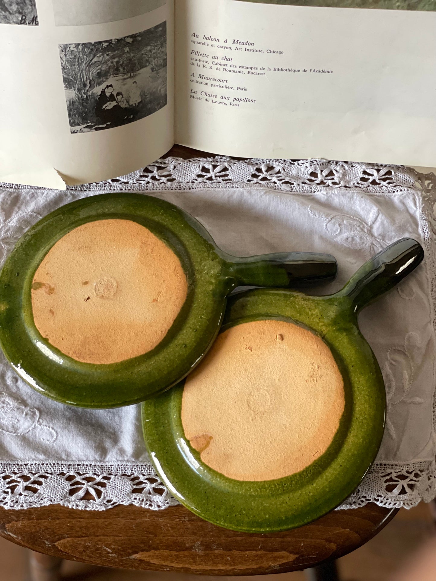 4 vase din ceramicǎ servire melci, Franța