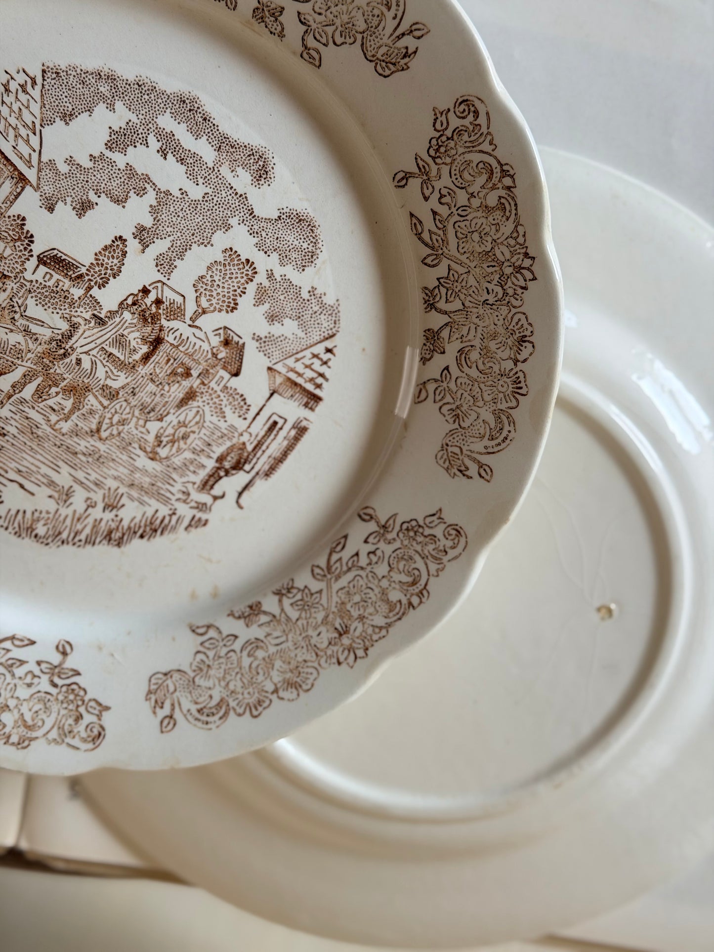 Set de 2 farfurii mix&match cu peisagistică