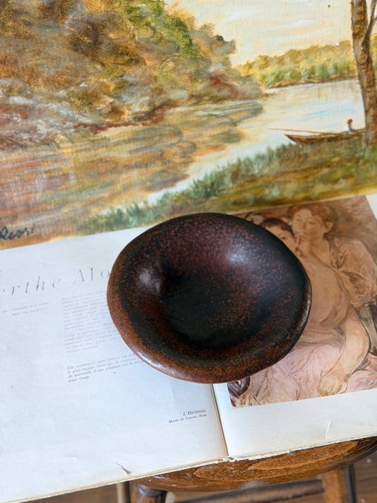 Bol decorativ vintage japonez din ceramică