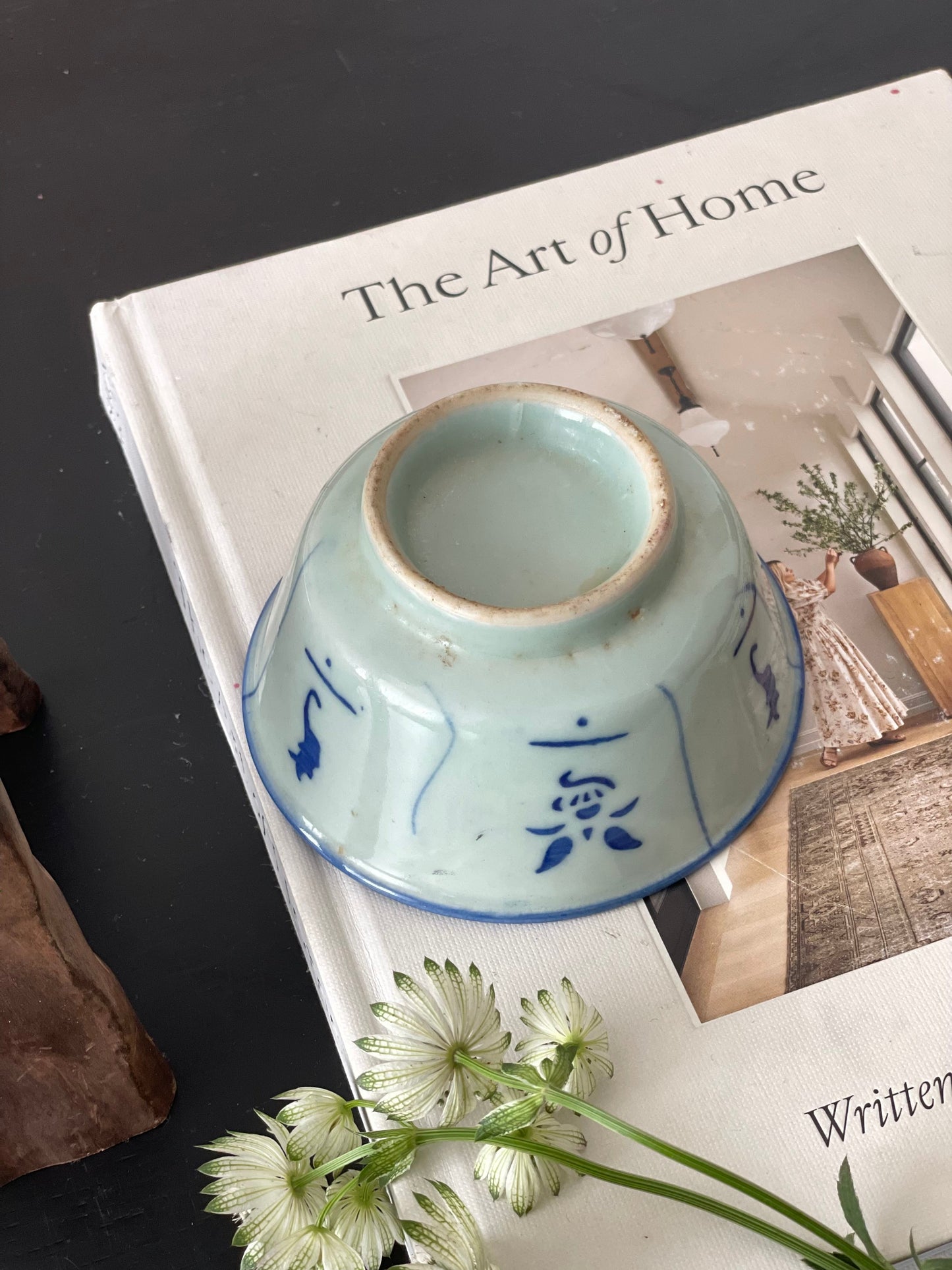 Bol vintage chinezesc, lucrat manual