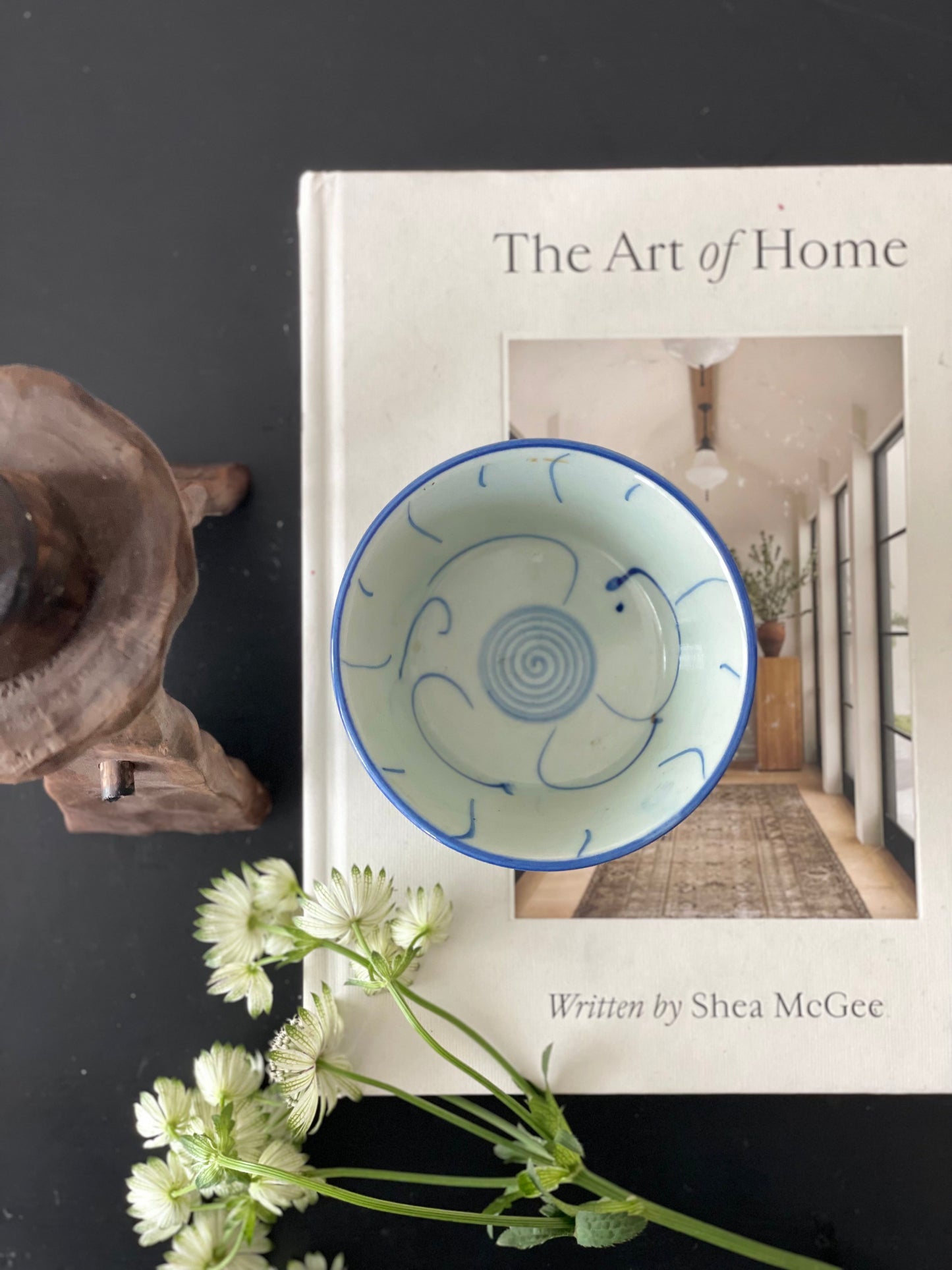 Bol vintage chinezesc, lucrat manual