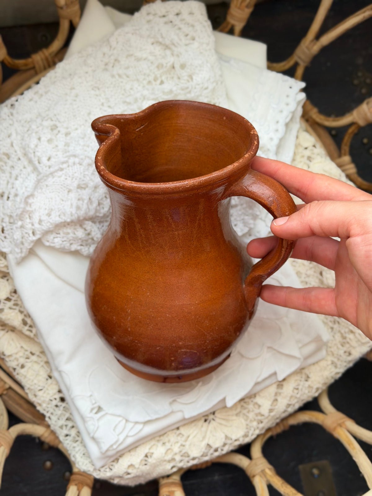 Ulcior din teracota glazurată