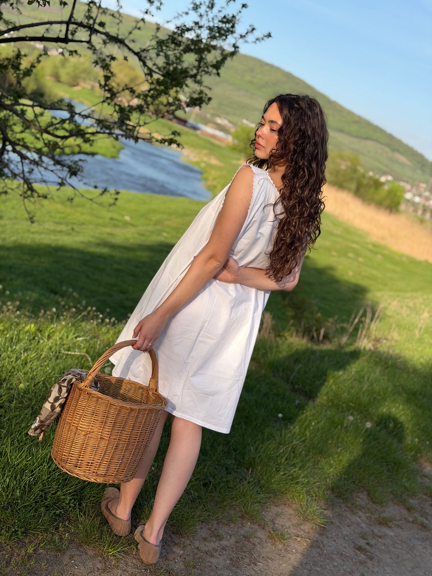 Rochie de noapte vintage "Elisa" autentică, Italia cca 1930