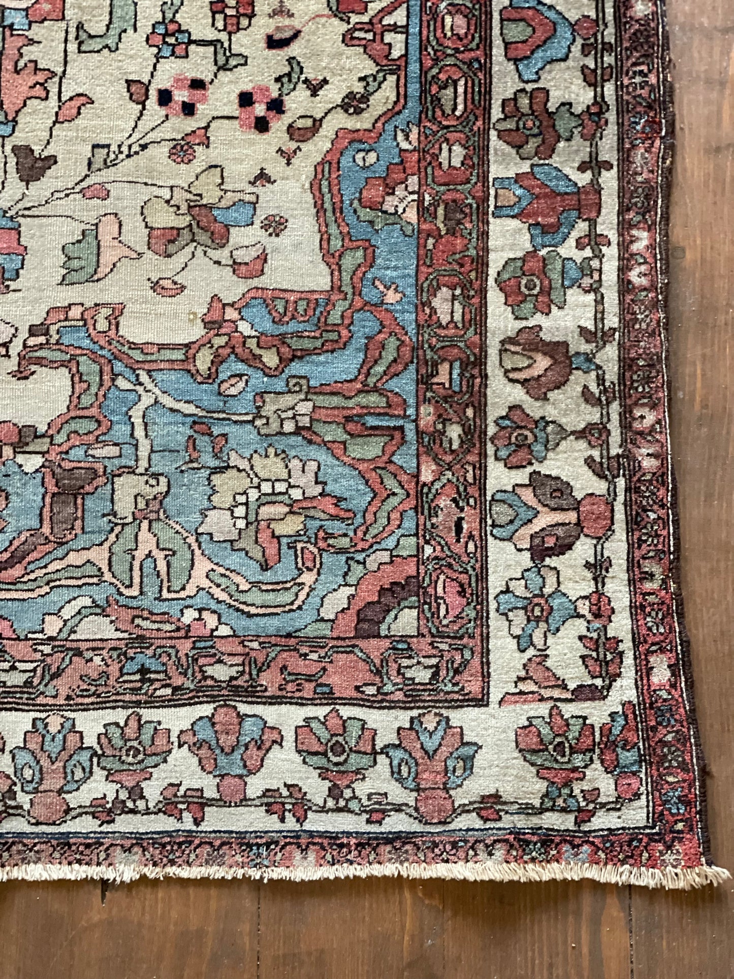 Covor tradițional persan lucrat manual 100% lână