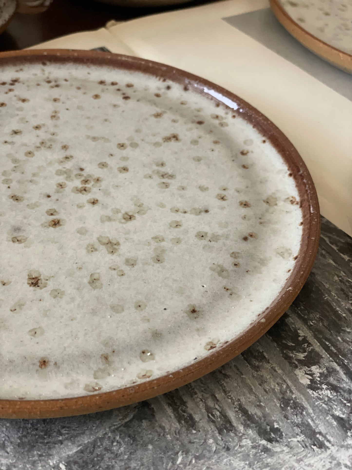 Farfurii ceramică glazurată Peter Fitzner