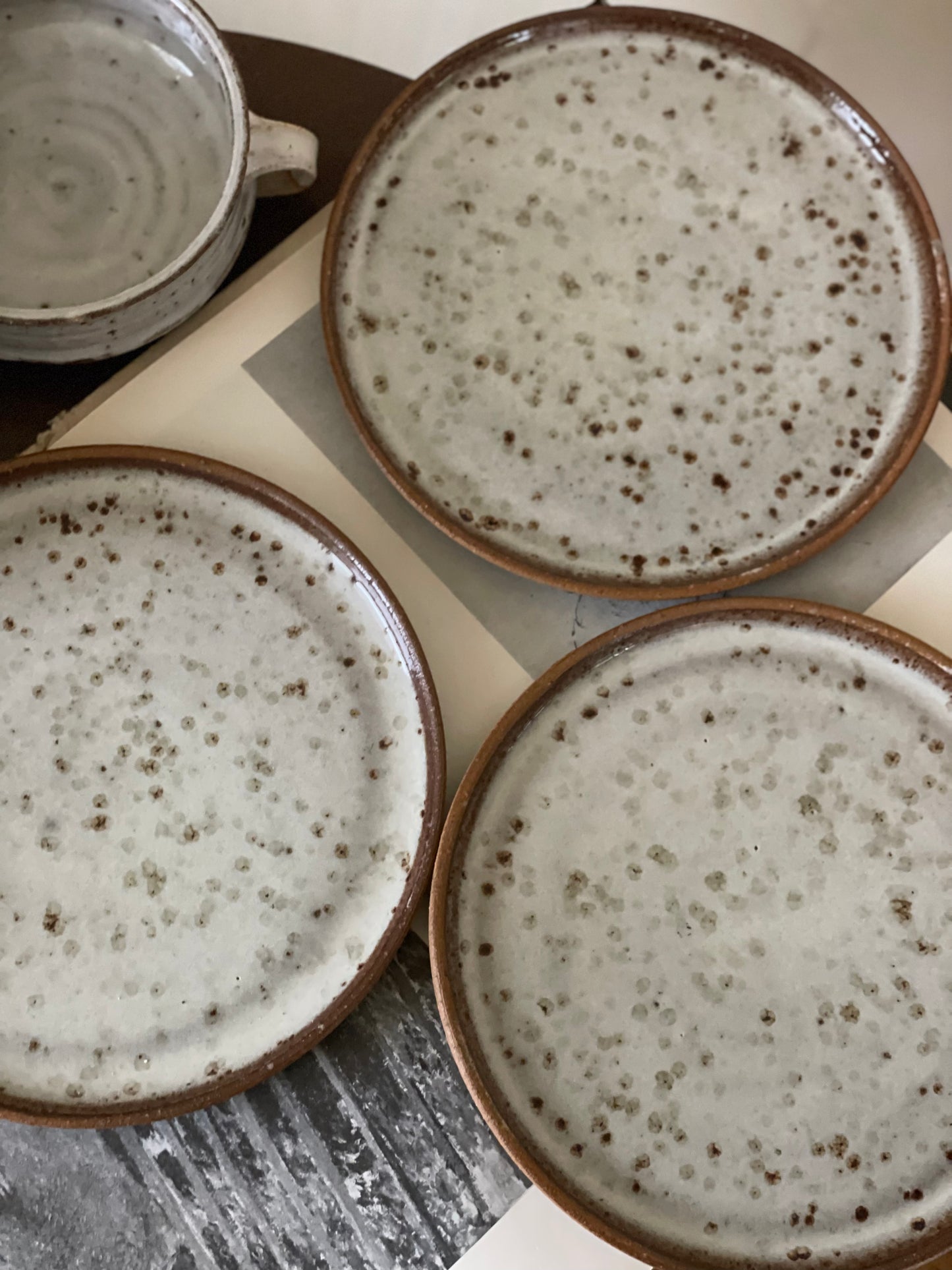 Farfurii ceramică glazurată Peter Fitzner