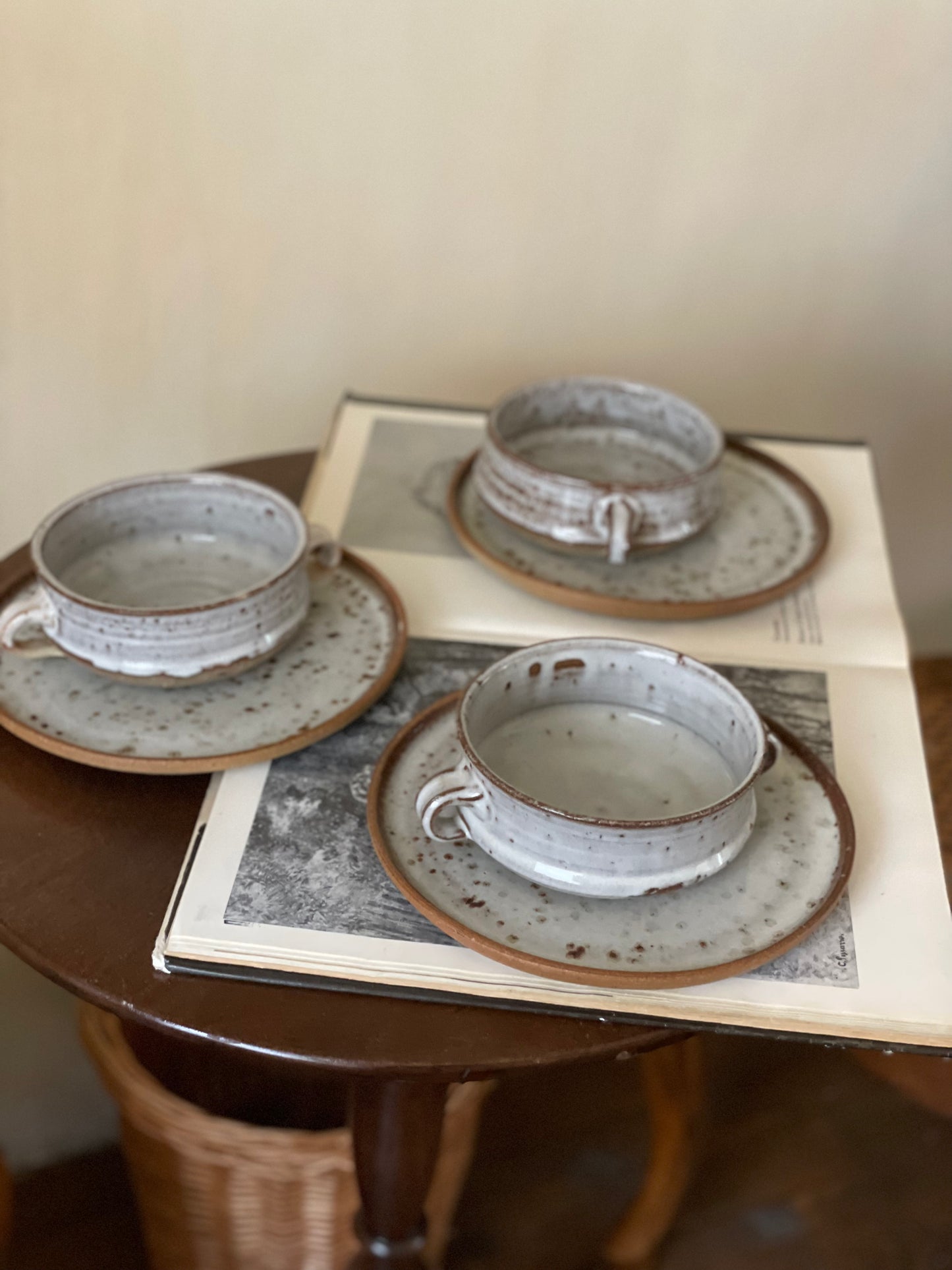 Farfurii ceramică glazurată Peter Fitzner