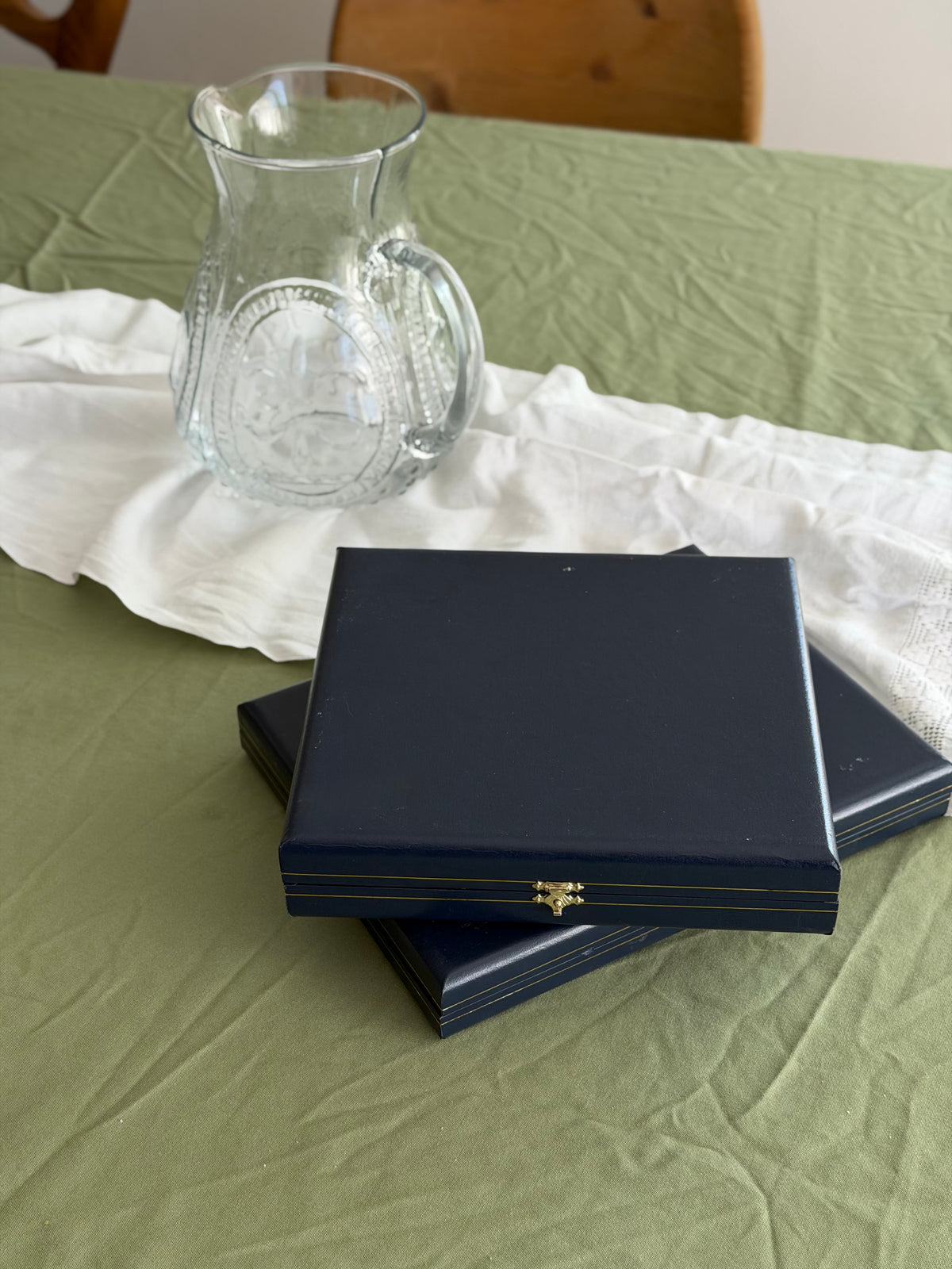 Set de 12 tacamuri suedeze din alpaca placate cu argint