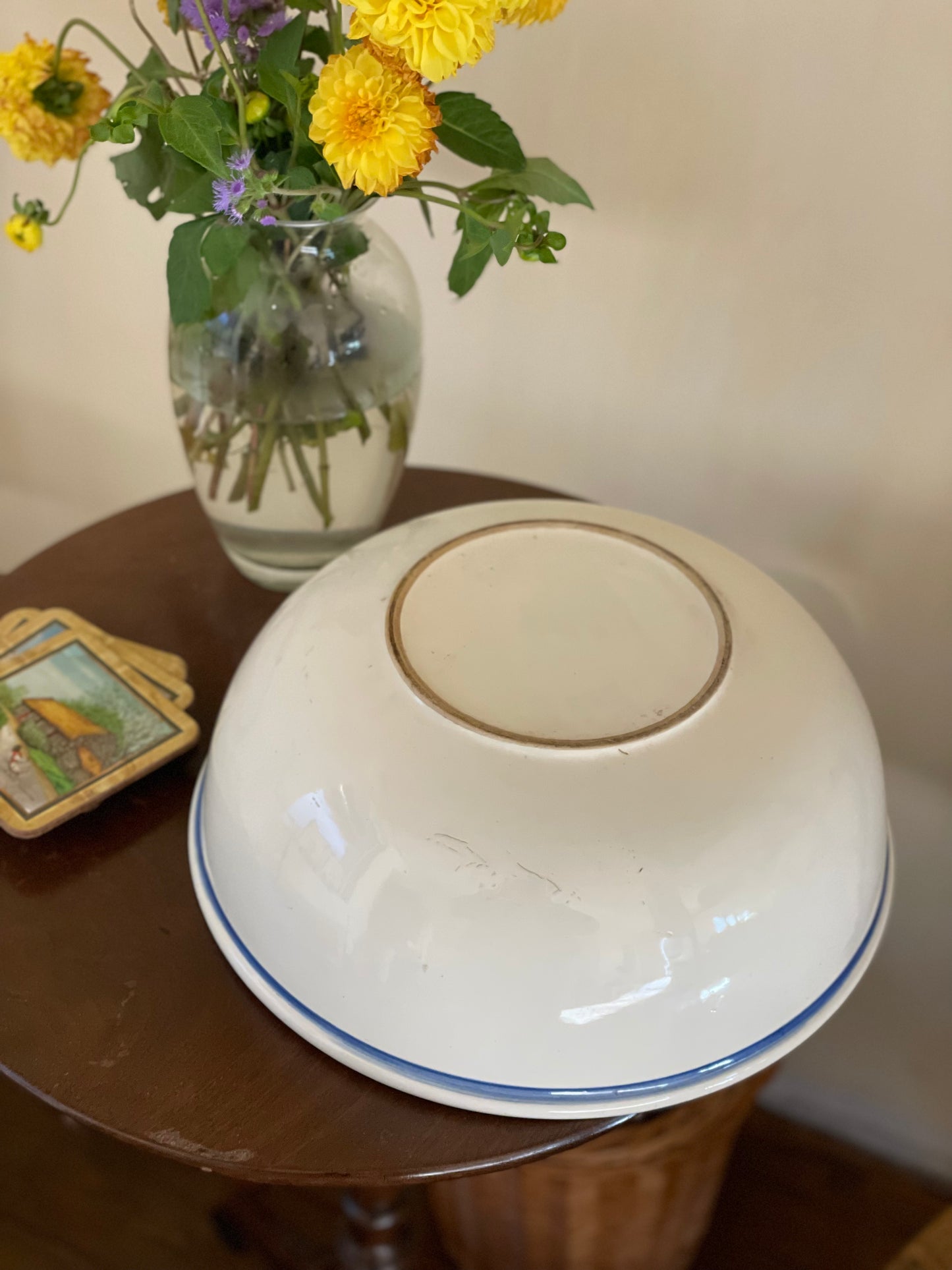 Vas mare de frământat din ceramică