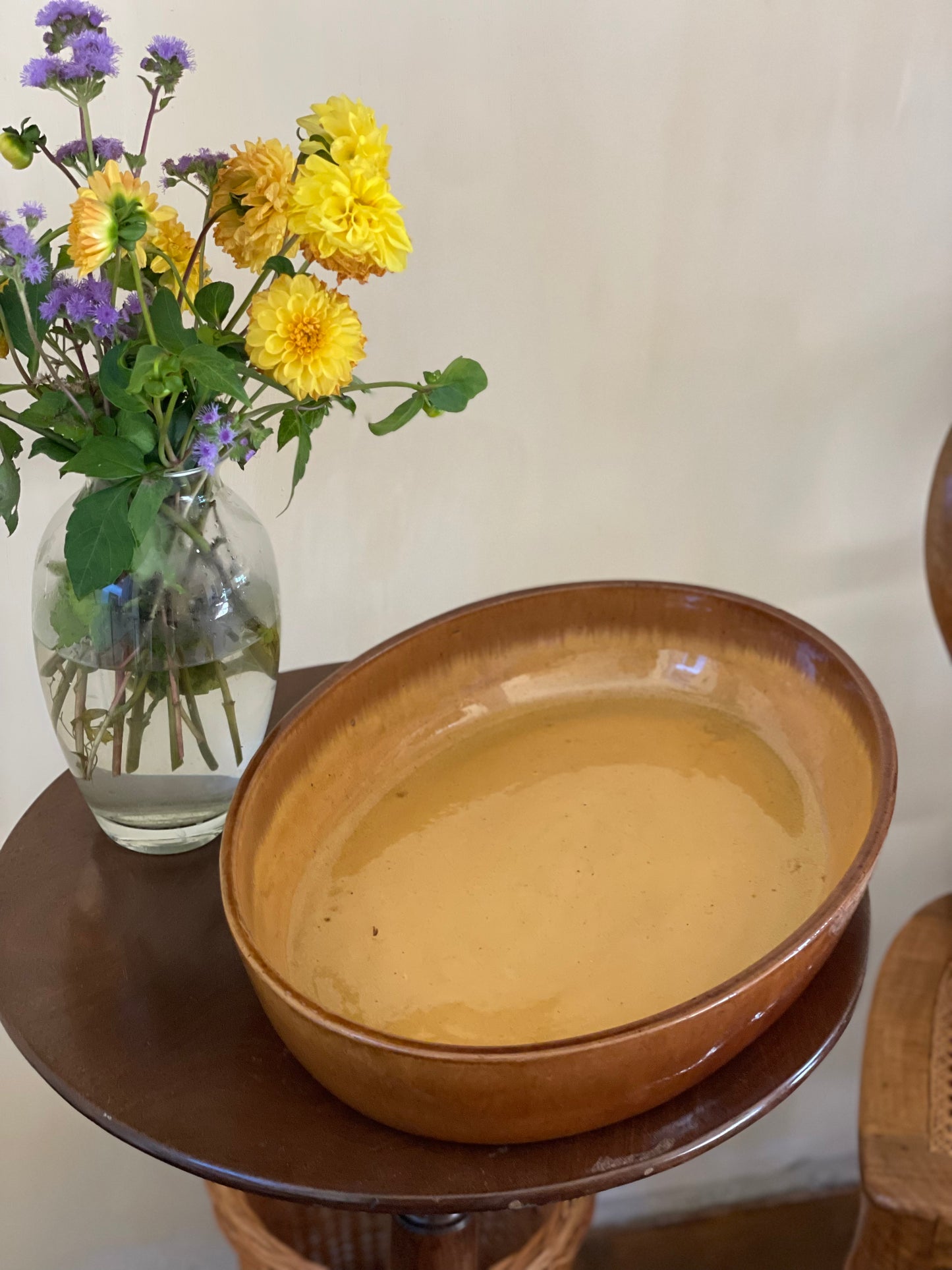 Vas de copt  foarte mare din ceramică-Franța, sec XX