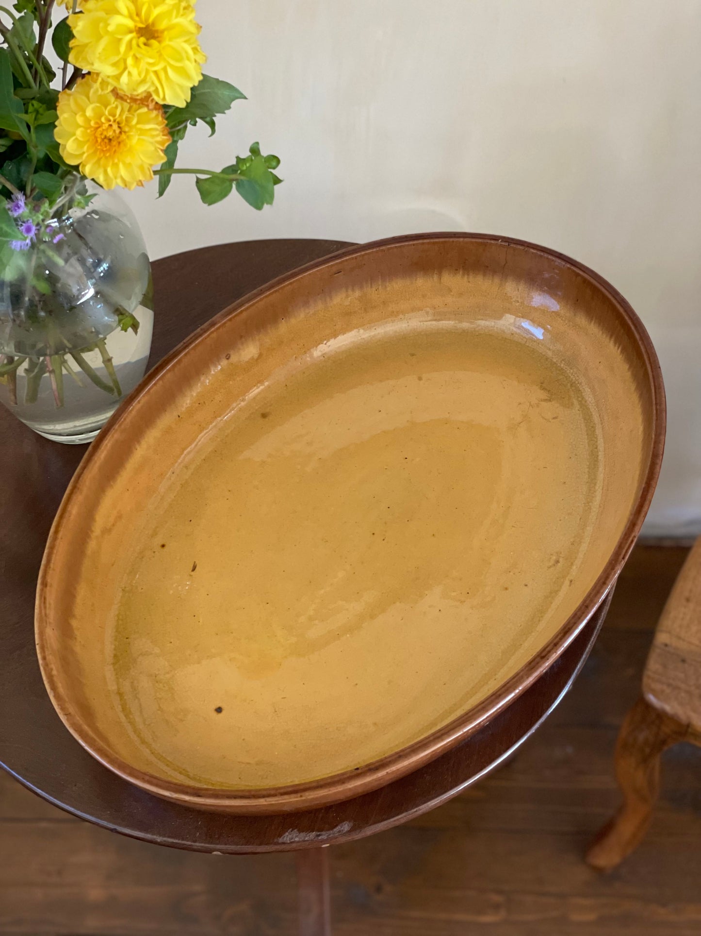 Vas de copt  foarte mare din ceramică-Franța, sec XX