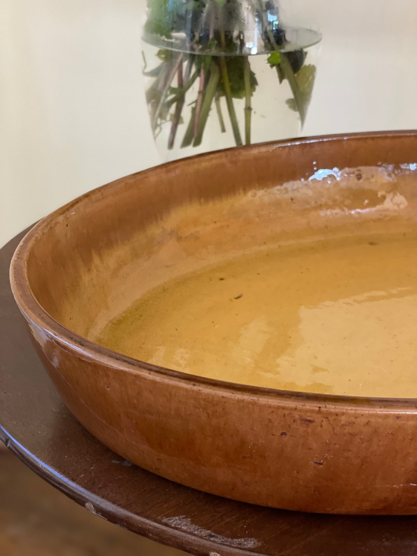 Vas de copt  foarte mare din ceramică-Franța, sec XX